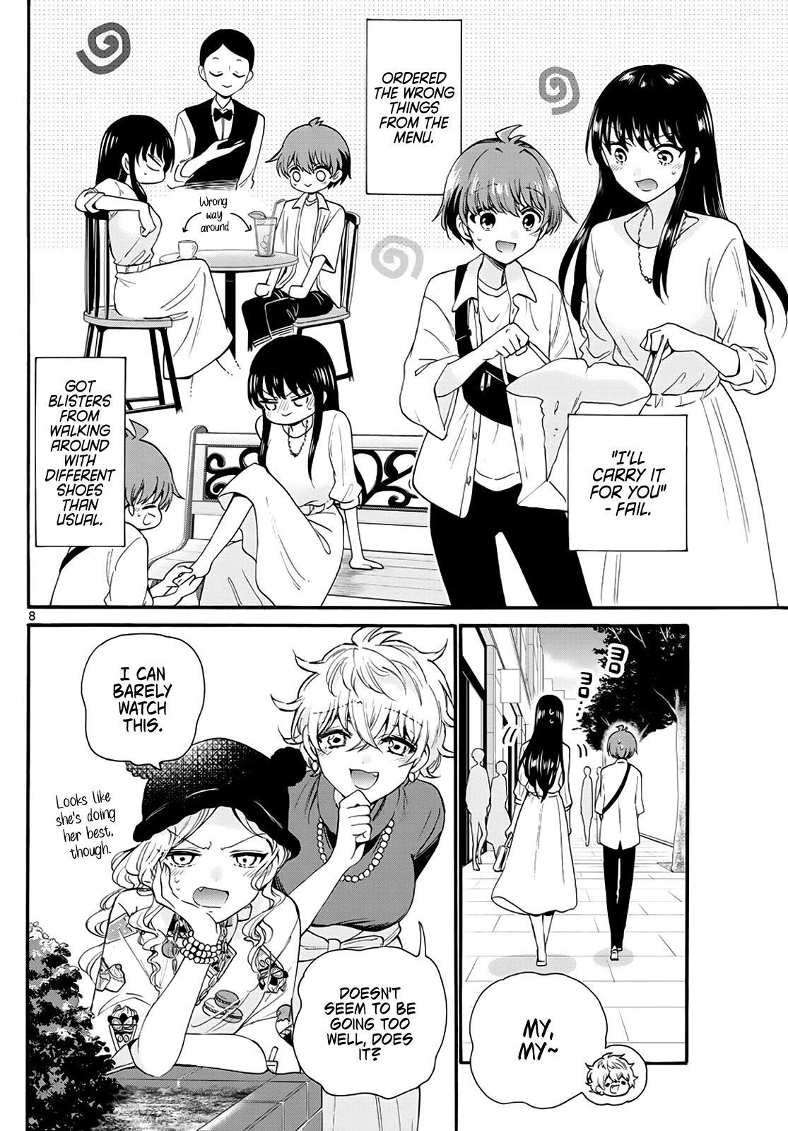 Mikadono Sanshimai wa Angai, Choroi Chapter 19 page 8 - Chapter 19: The roles are quick to reverse.