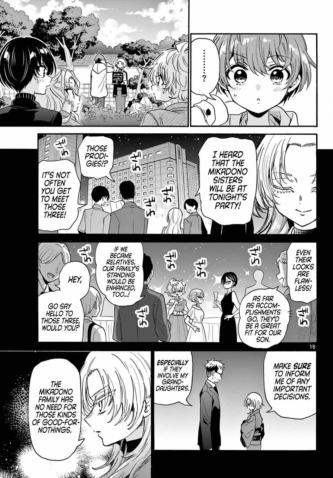 Mikadono Sanshimai wa Angai, Choroi Chapter 191 page 15 - Chapter 191
