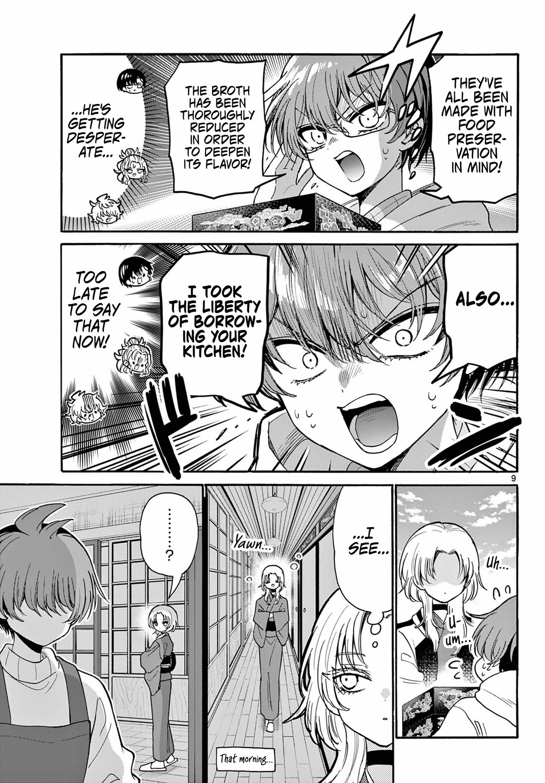 Mikadono Sanshimai wa Angai, Choroi Chapter 191 page 9 - Chapter 191