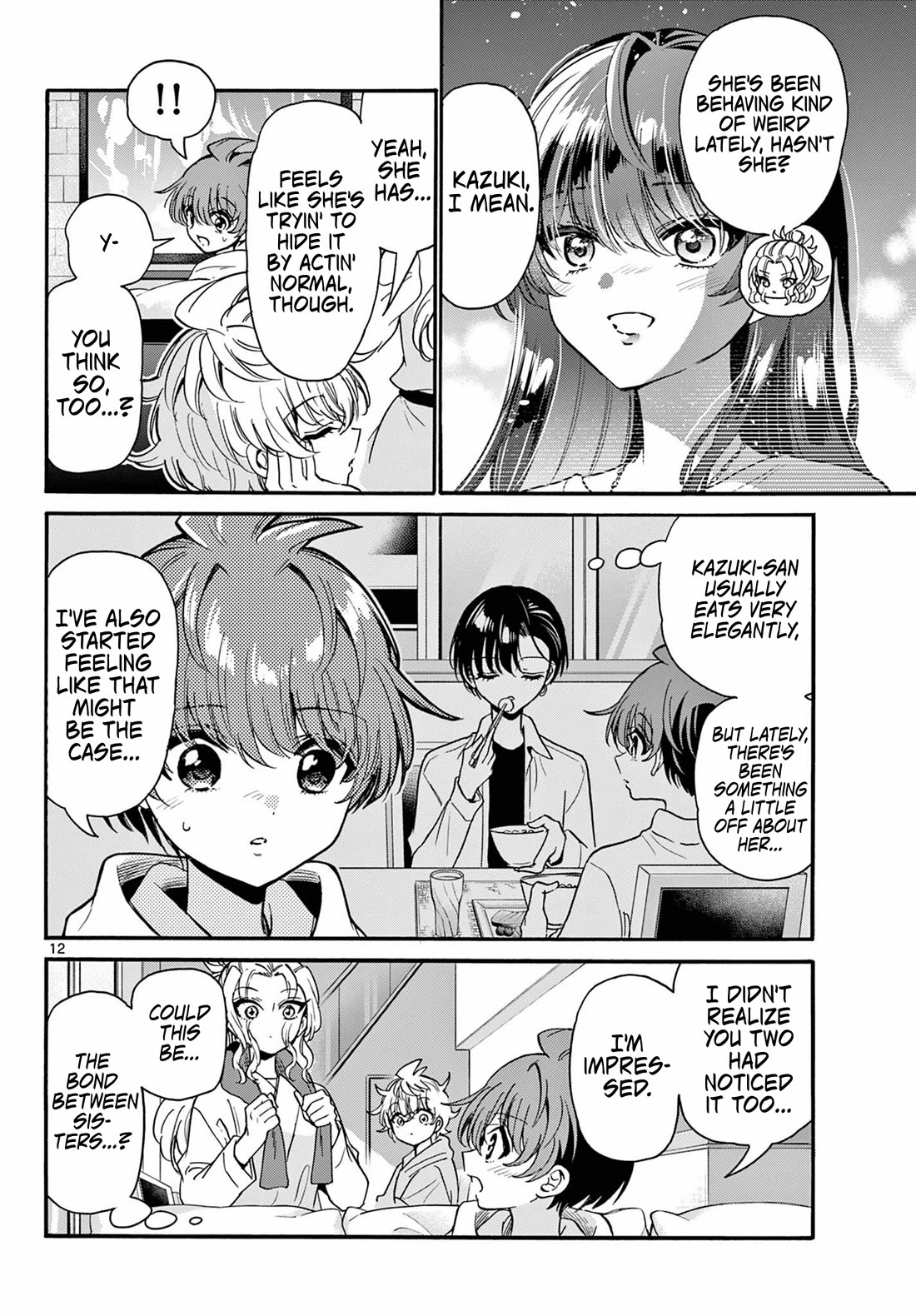 Mikadono Sanshimai wa Angai, Choroi Chapter 196 page 12 - Chapter 196
