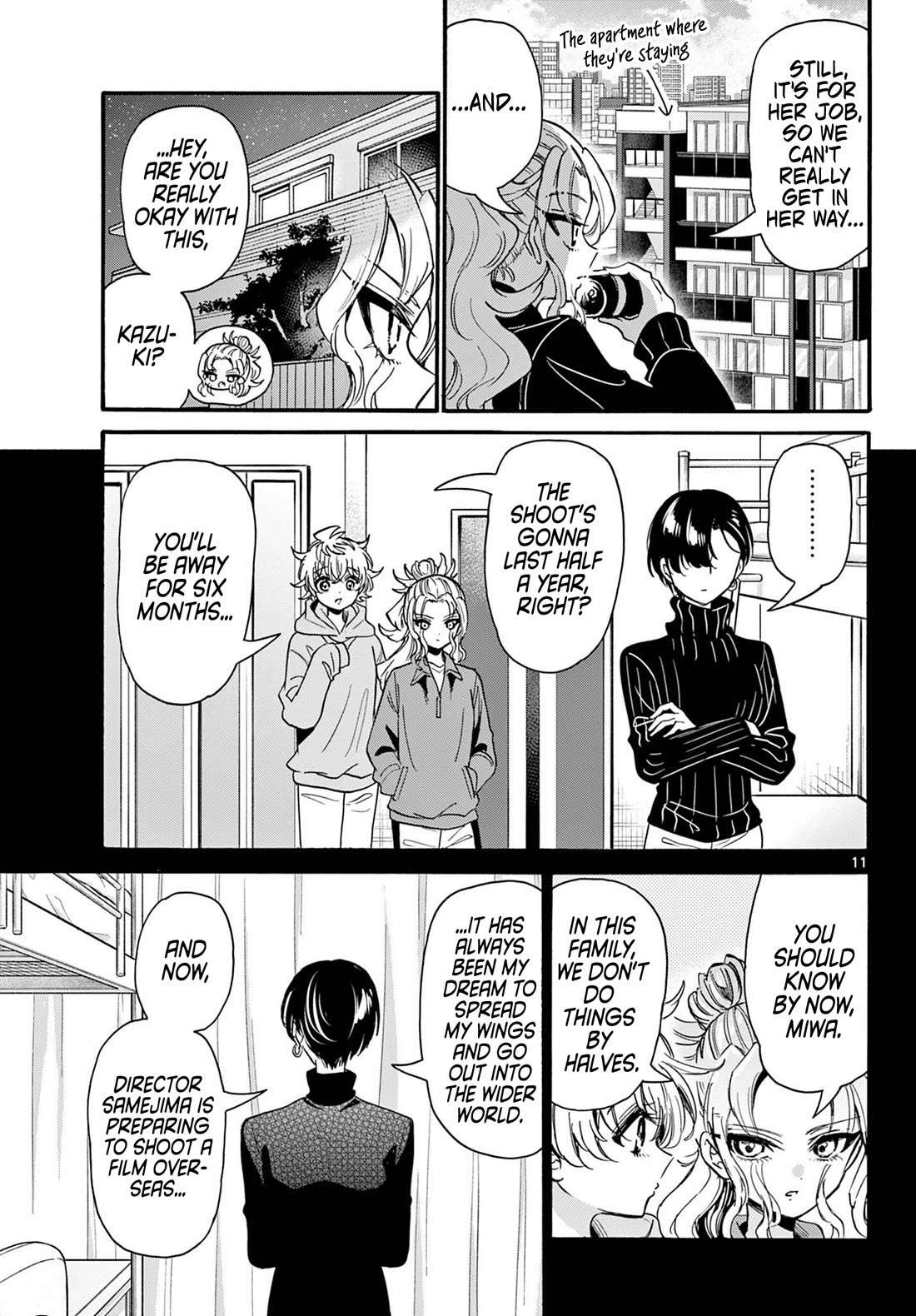 Mikadono Sanshimai wa Angai, Choroi Chapter 198 page 11 - Chapter 198