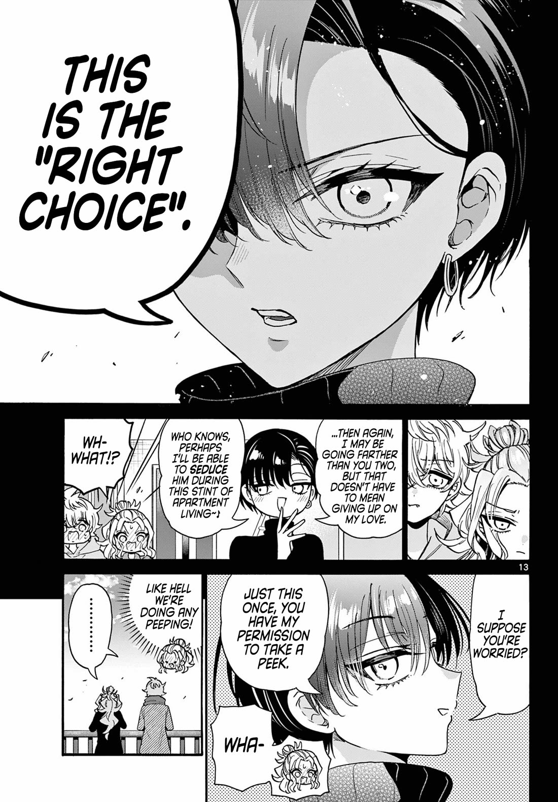 Mikadono Sanshimai wa Angai, Choroi Chapter 198 page 13 - Chapter 198