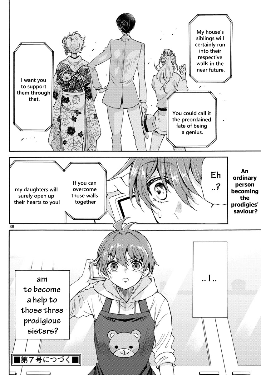 Mikadono Sanshimai wa Angai, Choroi Chapter 2 page 38 - Chapter 2: Prodigies and the ordinary.