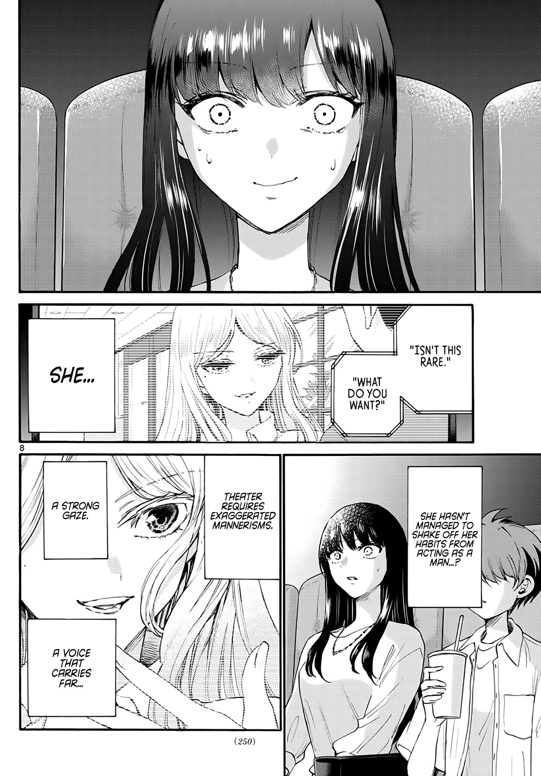 Mikadono Sanshimai wa Angai, Choroi Chapter 20 page 8 - Chapter 20: It's hard to be the heroine?