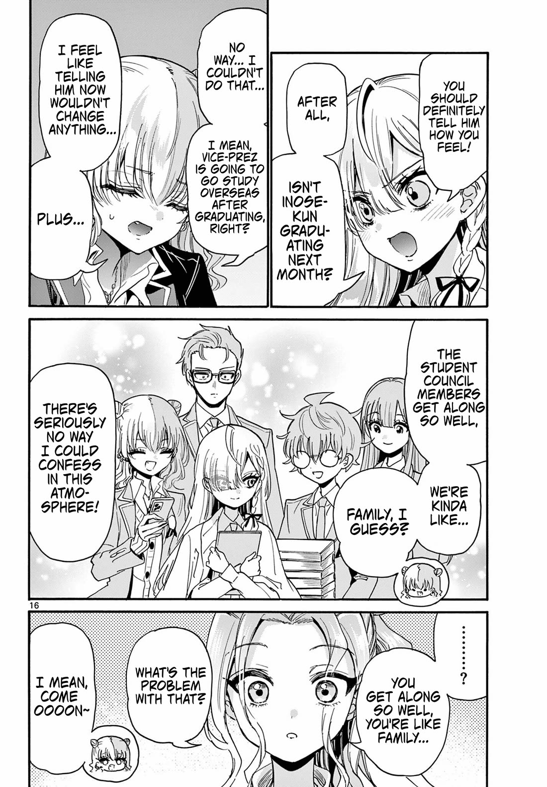Mikadono Sanshimai wa Angai, Choroi Chapter 205 page 16 - Chapter 205