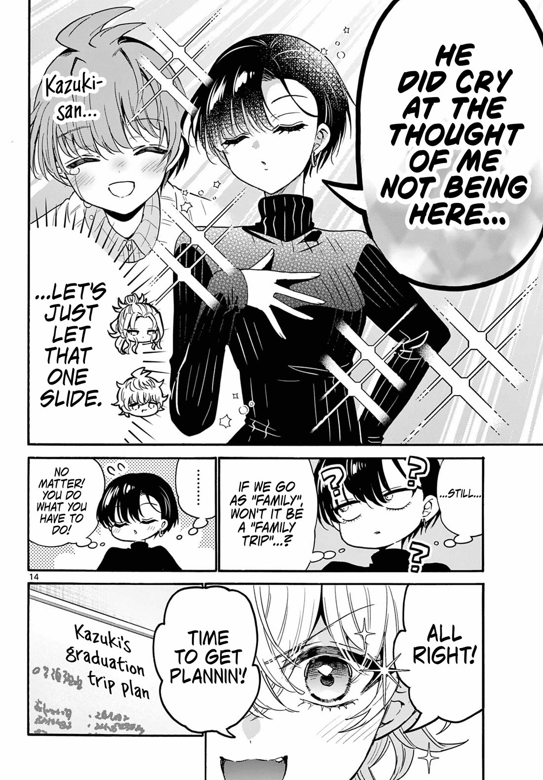 Mikadono Sanshimai wa Angai, Choroi Chapter 206 page 14 - Chapter 206