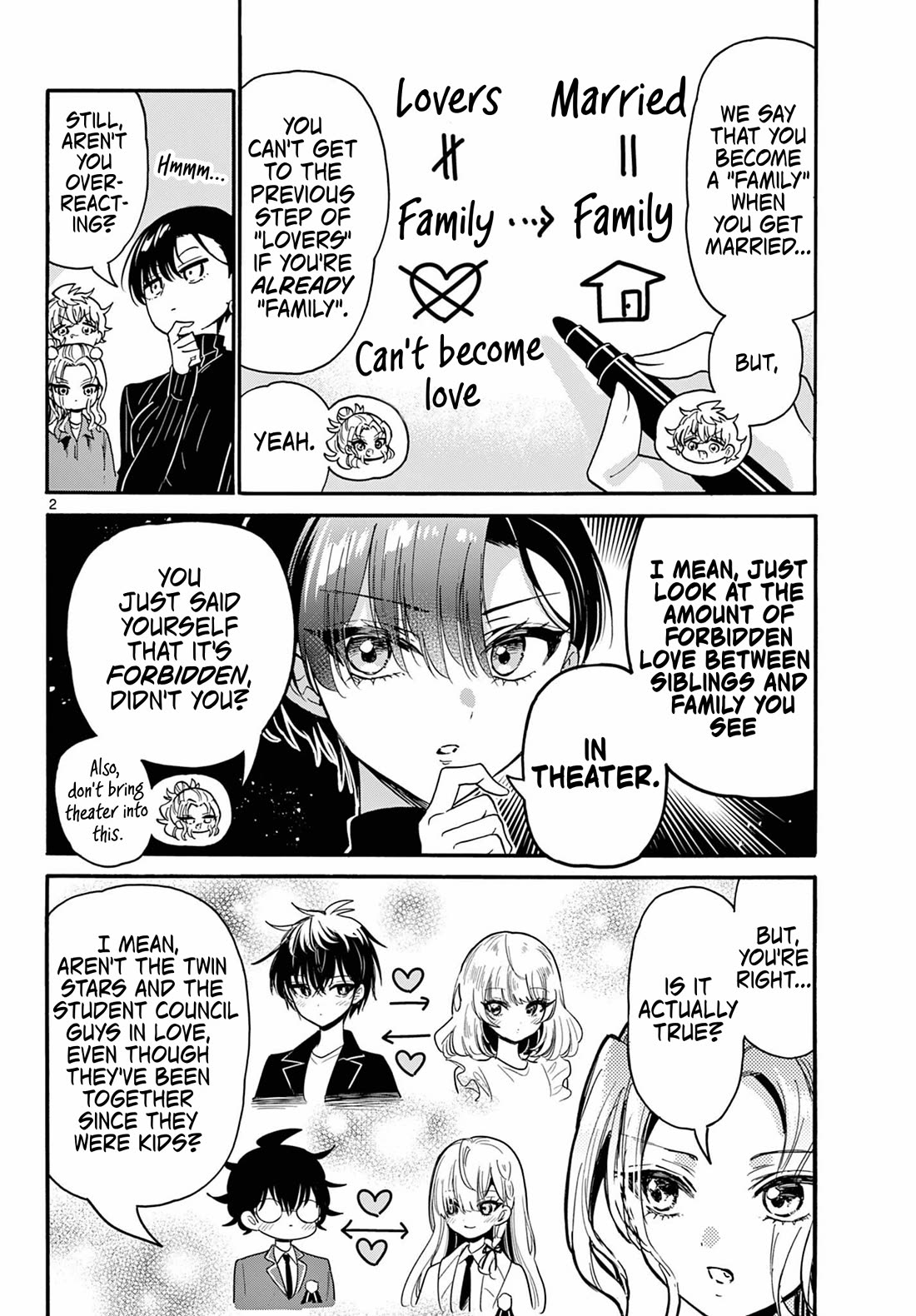 Mikadono Sanshimai wa Angai, Choroi Chapter 206 page 2 - Chapter 206