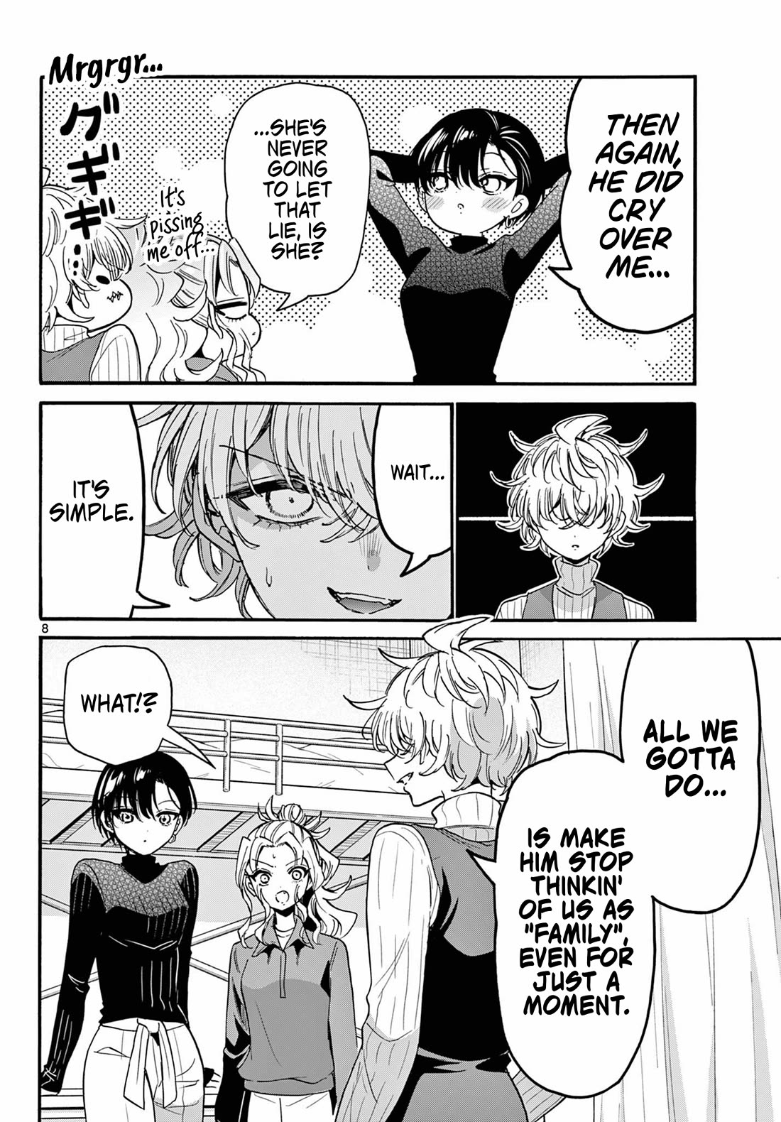 Mikadono Sanshimai wa Angai, Choroi Chapter 206 page 8 - Chapter 206