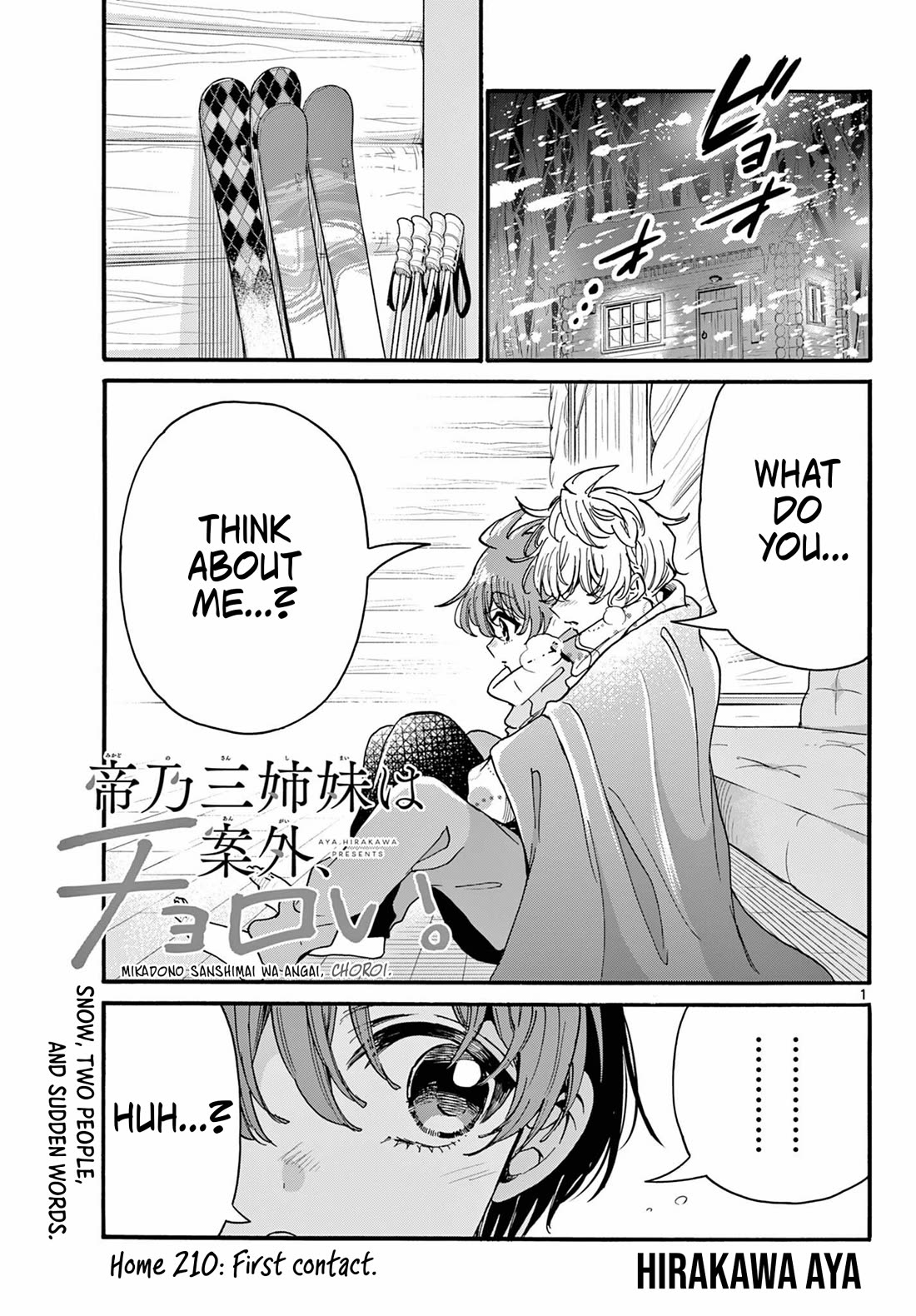 Mikadono Sanshimai wa Angai, Choroi Chapter 210 page 1 - Chapter 210