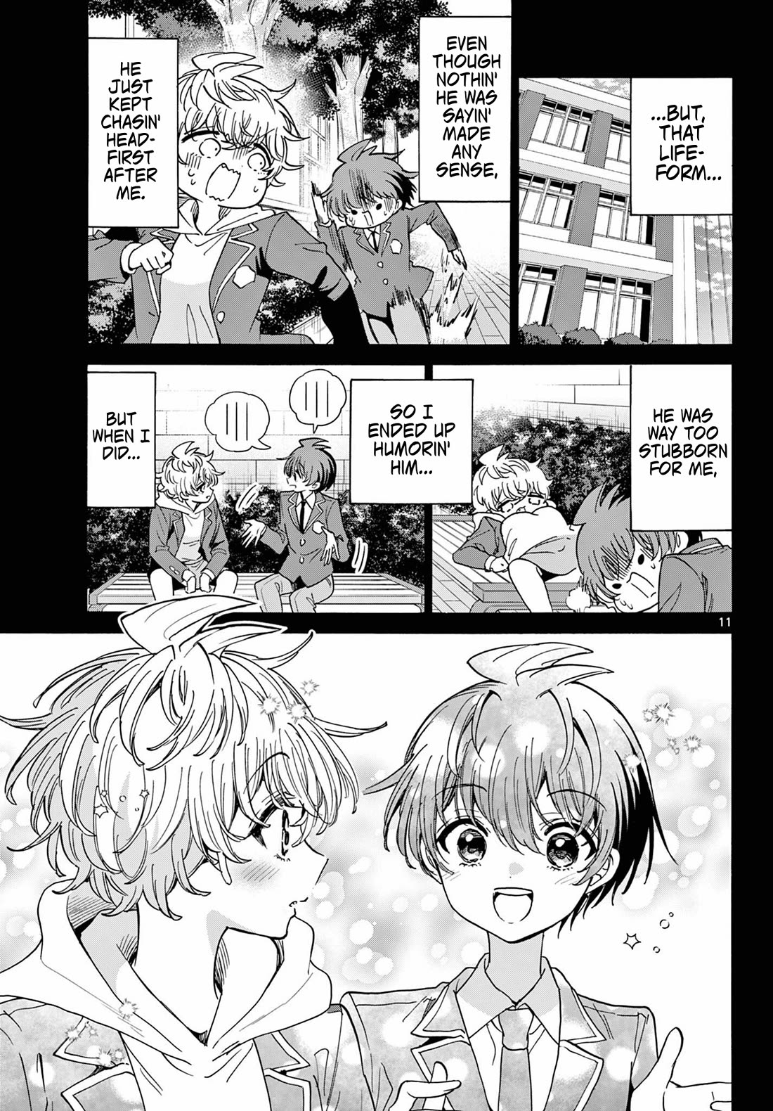 Mikadono Sanshimai wa Angai, Choroi Chapter 210 page 11 - Chapter 210