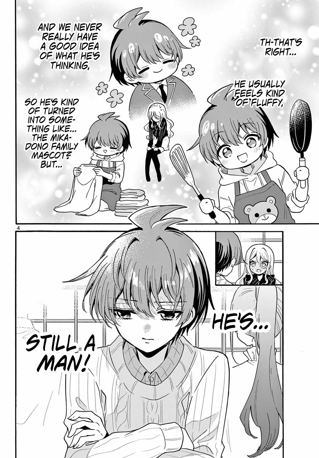 Mikadono Sanshimai wa Angai, Choroi Chapter 214 page 4 - Chapter 214