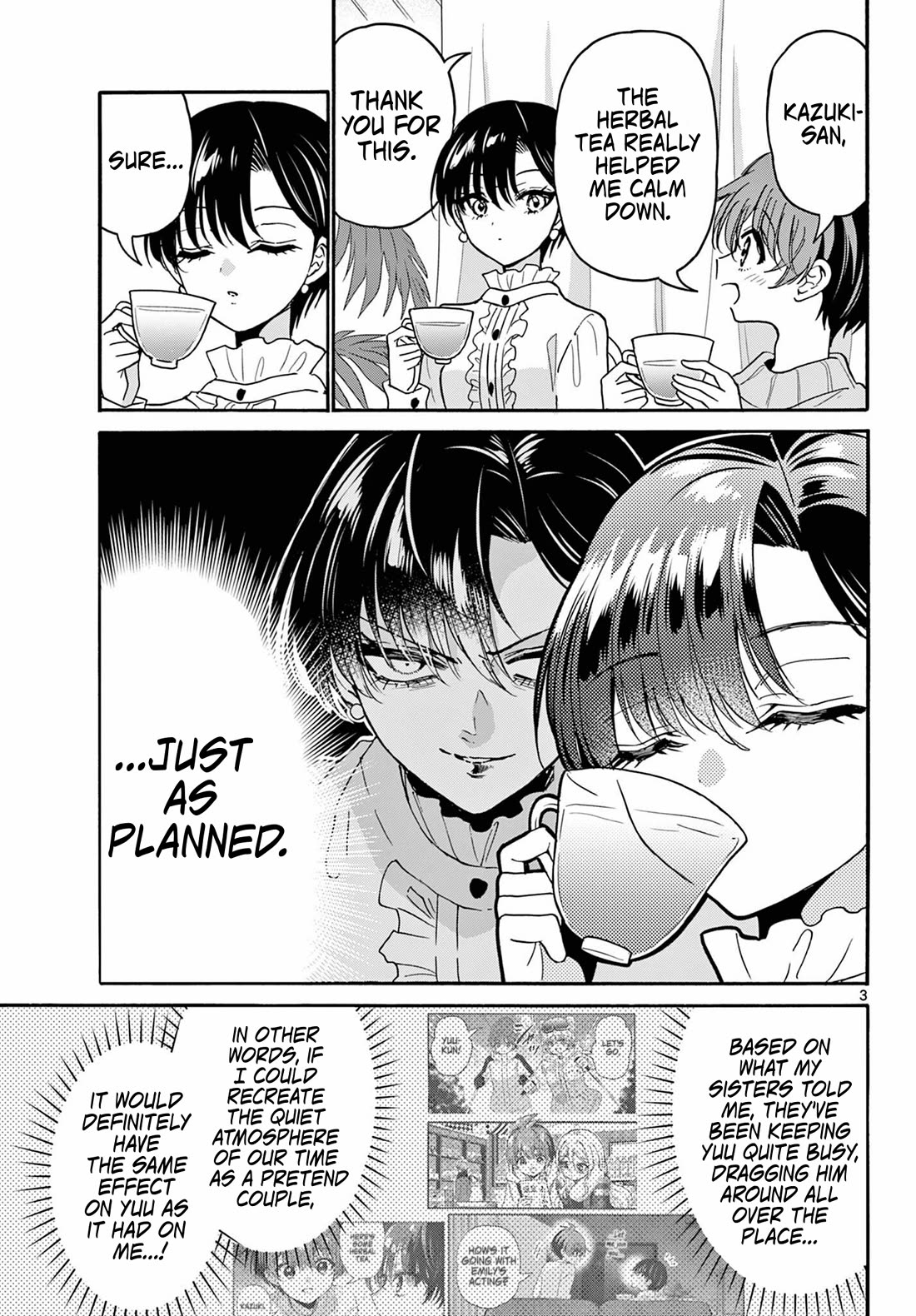 Mikadono Sanshimai wa Angai, Choroi Chapter 216 page 3 - Chapter 216