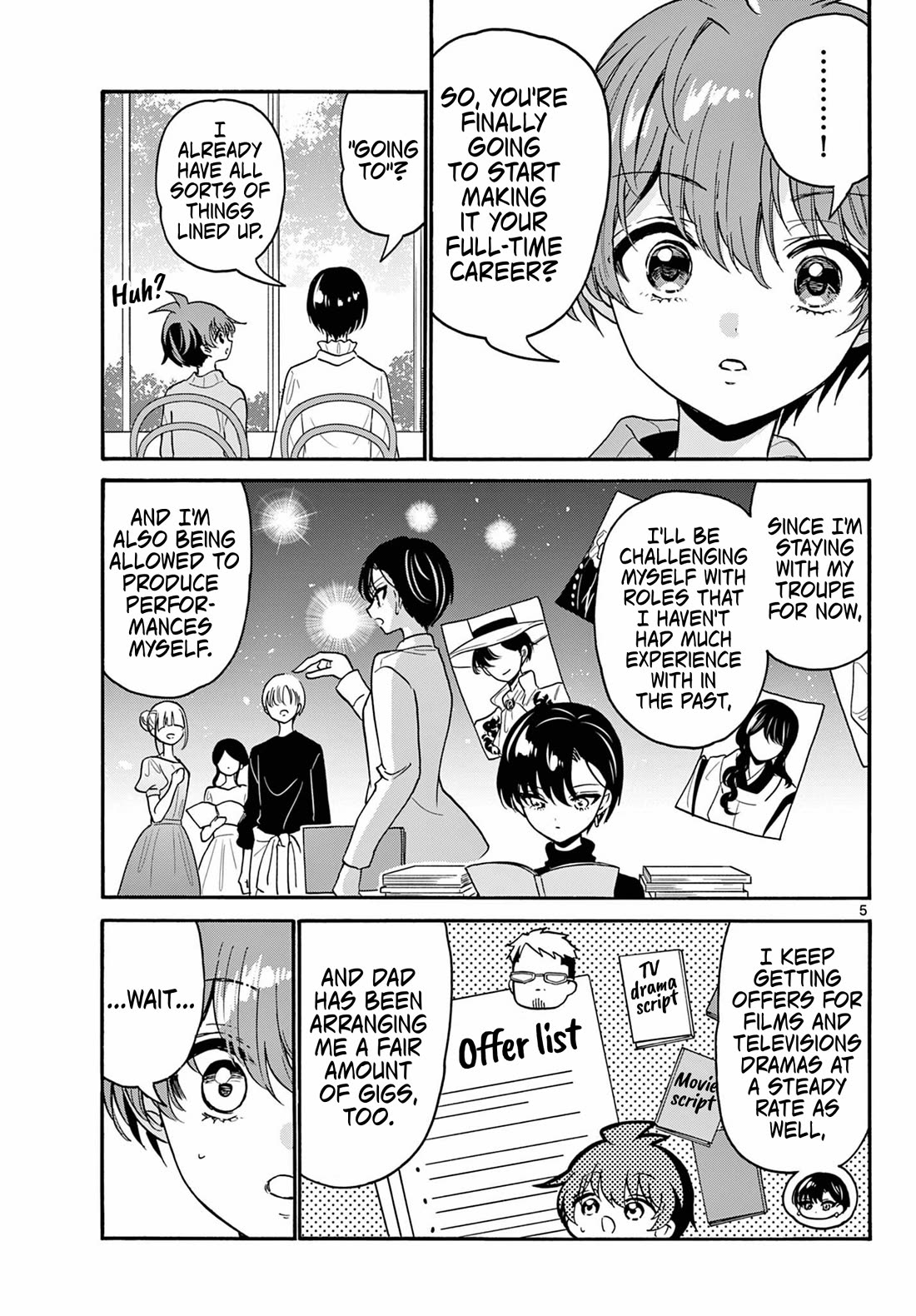 Mikadono Sanshimai wa Angai, Choroi Chapter 216 page 5 - Chapter 216