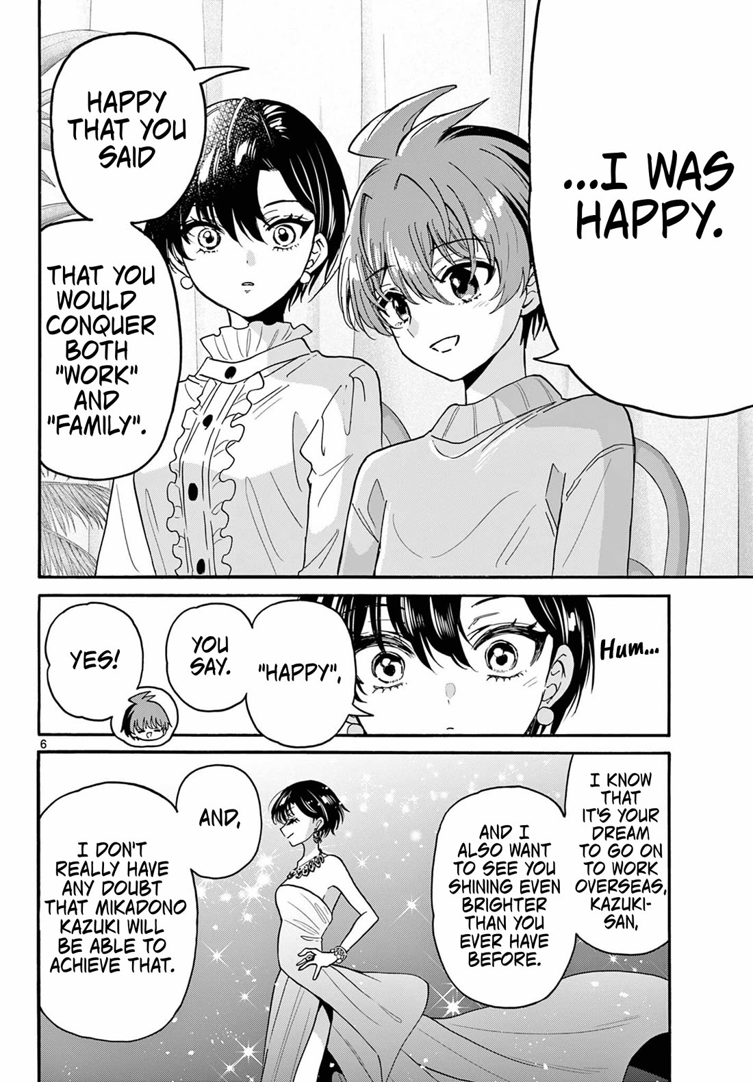 Mikadono Sanshimai wa Angai, Choroi Chapter 217 page 6 - Chapter 217