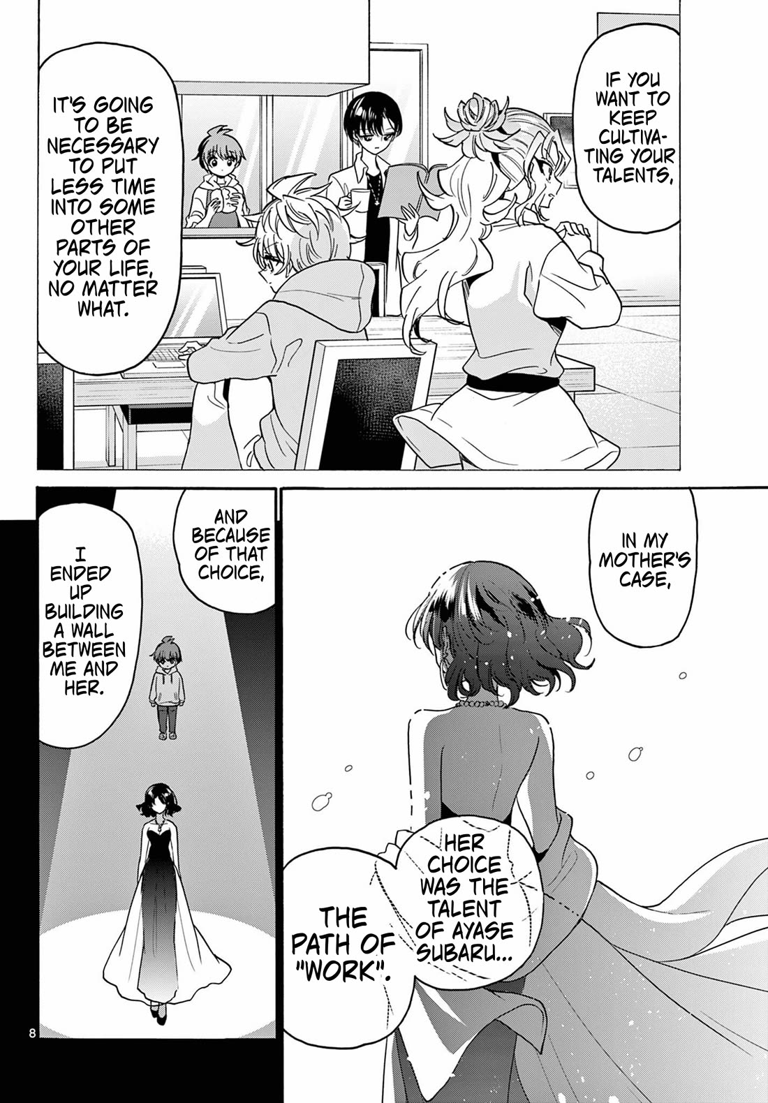 Mikadono Sanshimai wa Angai, Choroi Chapter 217 page 8 - Chapter 217