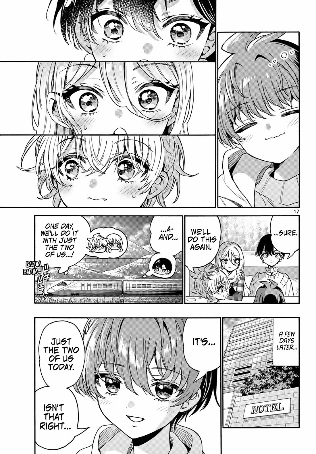 Mikadono Sanshimai wa Angai, Choroi Chapter 218 page 17 - Chapter 218
