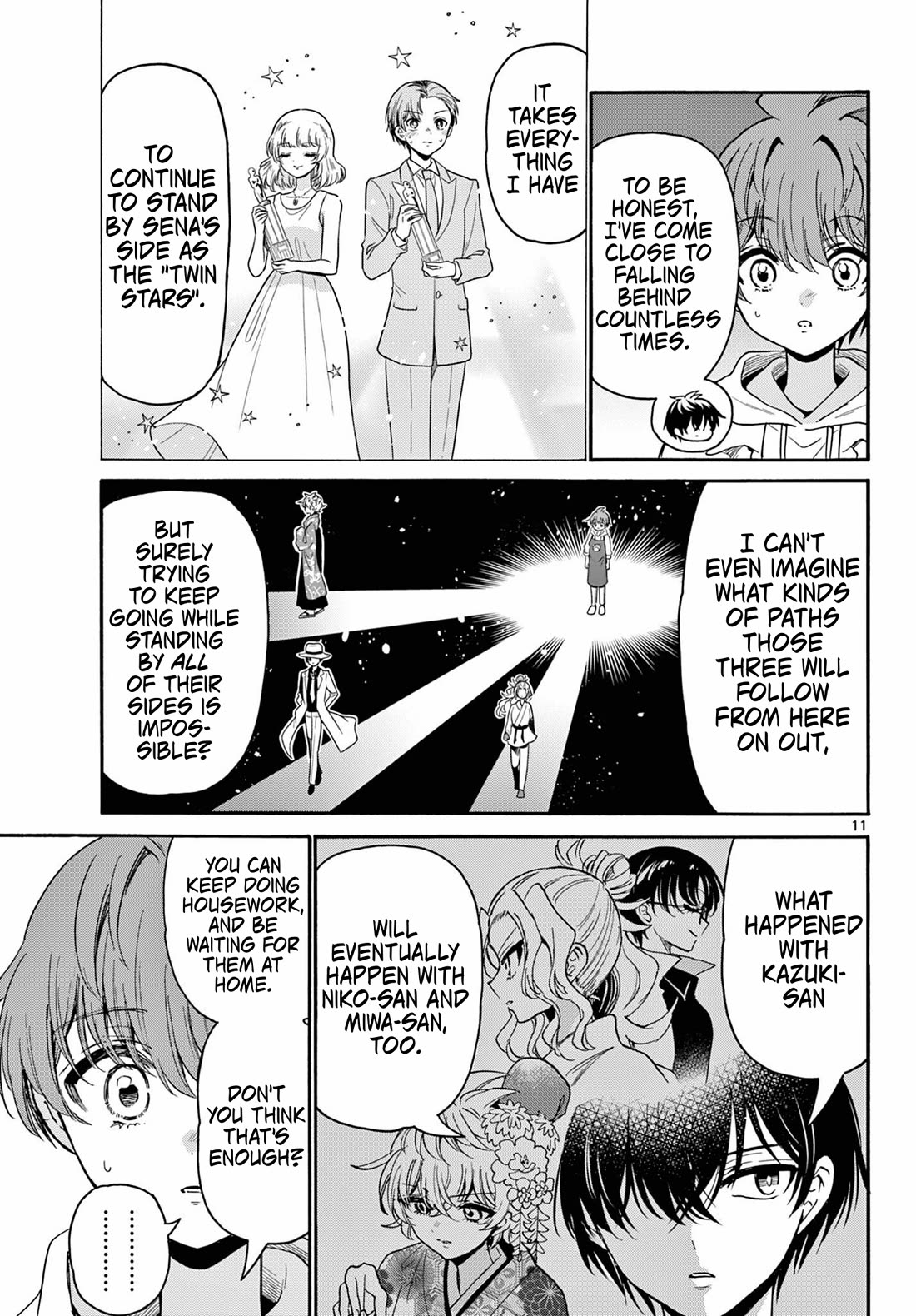 Mikadono Sanshimai wa Angai, Choroi Chapter 219 page 11 - Chapter 219
