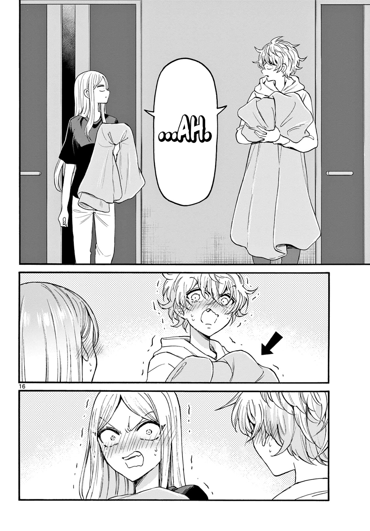 Mikadono Sanshimai wa Angai, Choroi Chapter 23 page 16 - Chapter 23: Here, too.