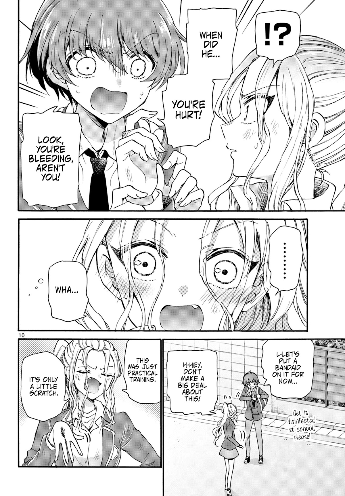 Mikadono Sanshimai wa Angai, Choroi Chapter 24 page 10 - Chapter 24: It's scary, even if you're strong