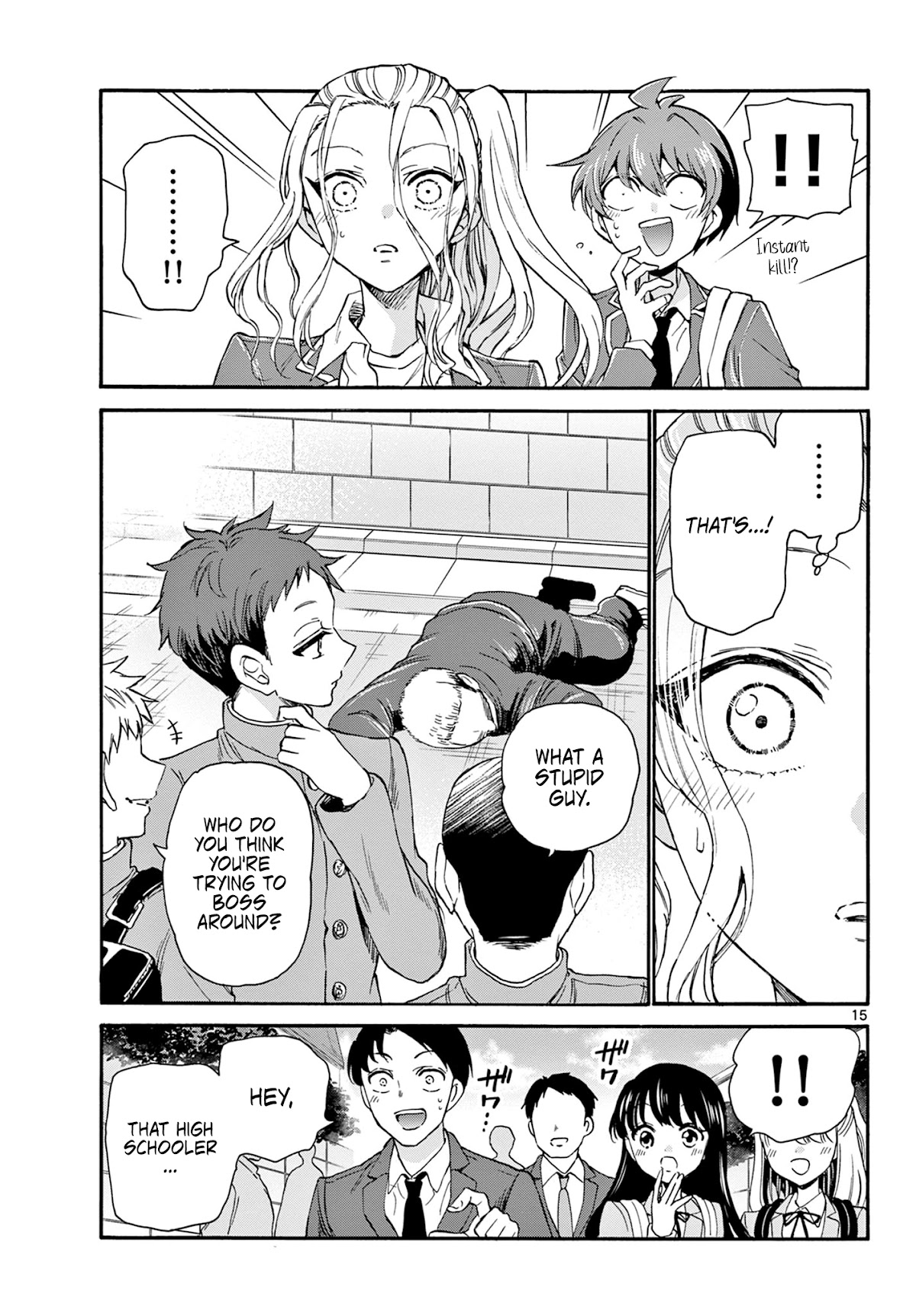 Mikadono Sanshimai wa Angai, Choroi Chapter 24 page 15 - Chapter 24: It's scary, even if you're strong