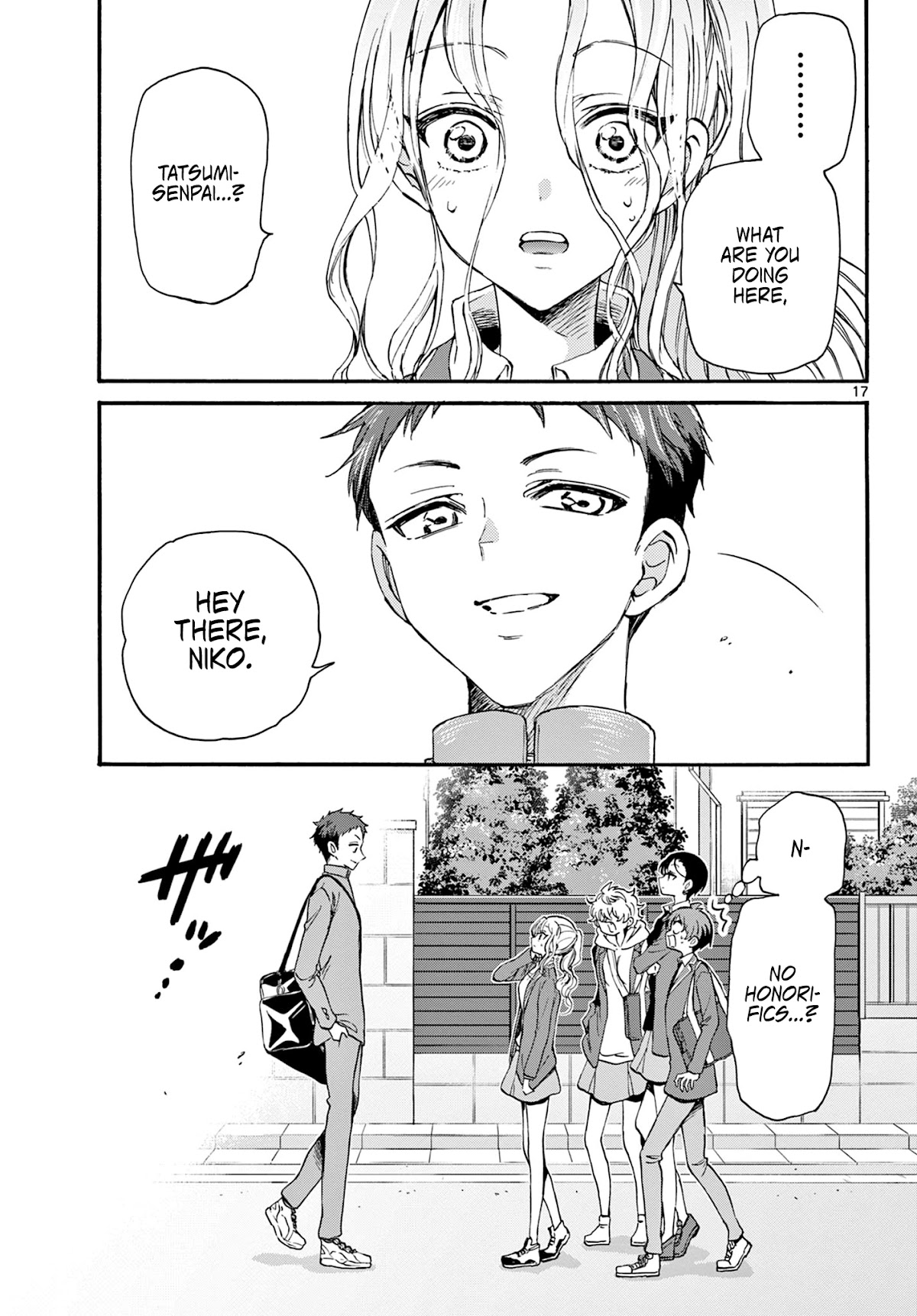 Mikadono Sanshimai wa Angai, Choroi Chapter 24 page 17 - Chapter 24: It's scary, even if you're strong