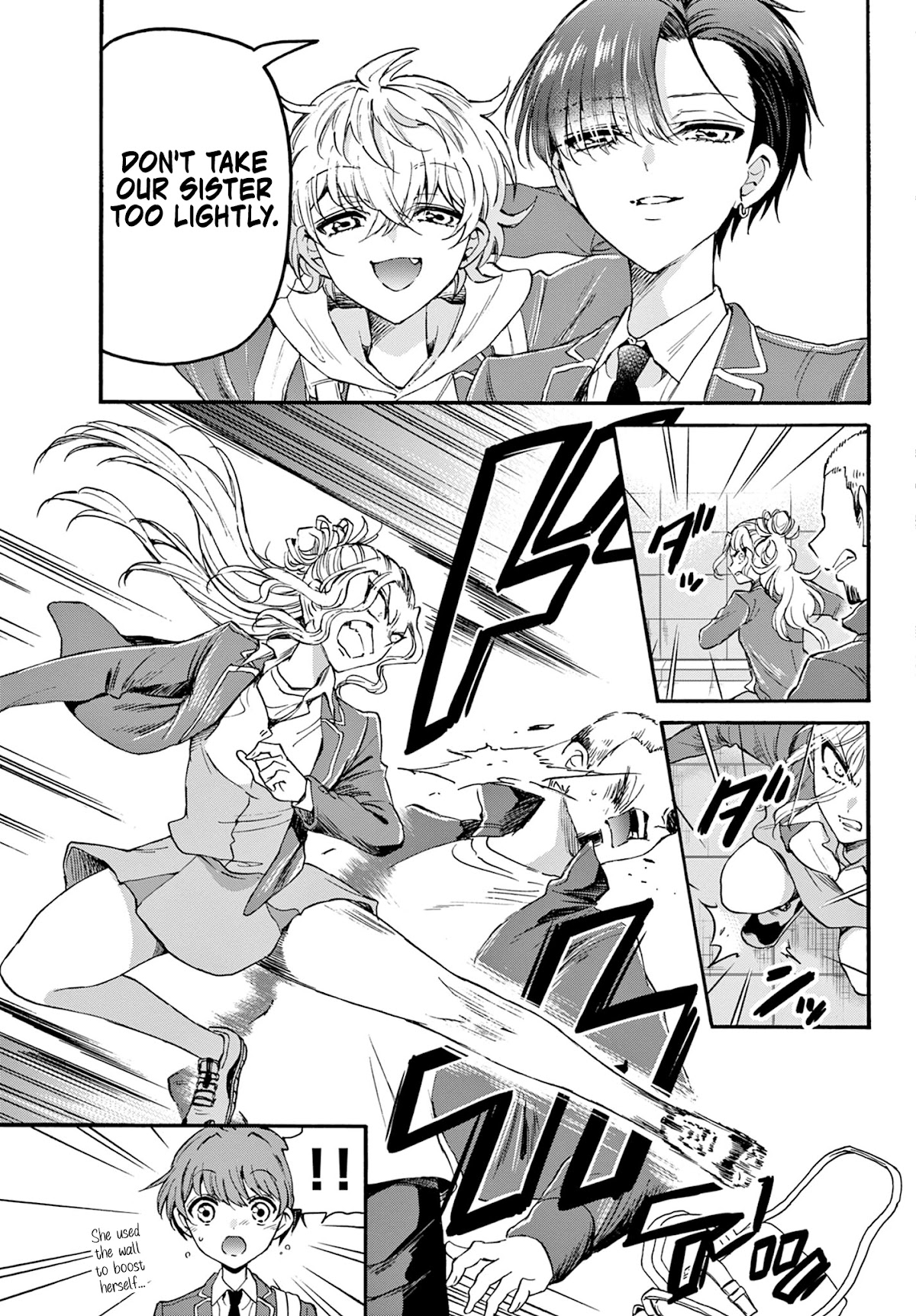 Mikadono Sanshimai wa Angai, Choroi Chapter 24 page 7 - Chapter 24: It's scary, even if you're strong