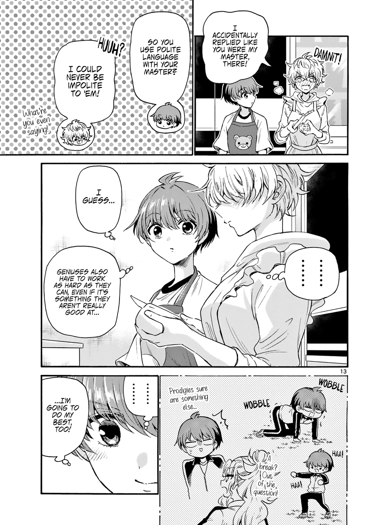 Mikadono Sanshimai wa Angai, Choroi Chapter 28 page 13 - Chapter 28: It's nice, somehow