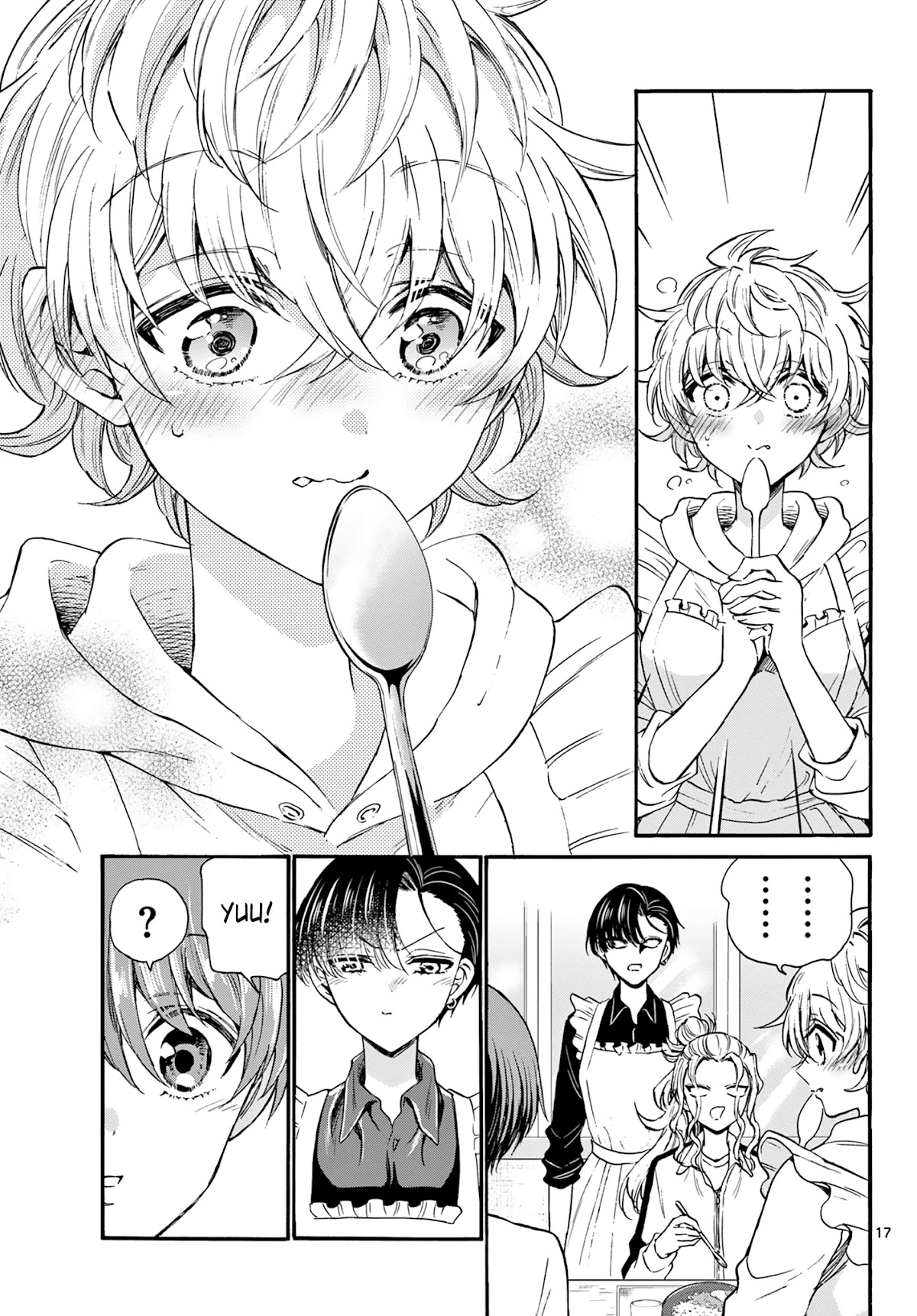 Mikadono Sanshimai wa Angai, Choroi Chapter 28 page 17 - Chapter 28: It's nice, somehow