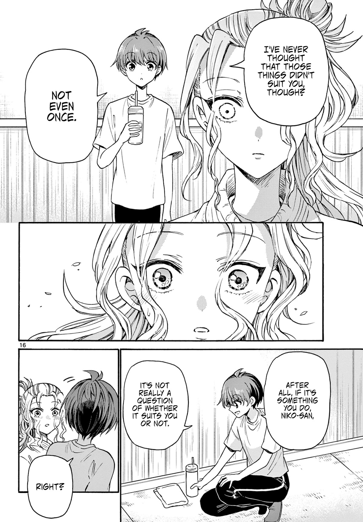 Mikadono Sanshimai wa Angai, Choroi Chapter 29 page 16 - Chapter 29: It doesn't suit me.