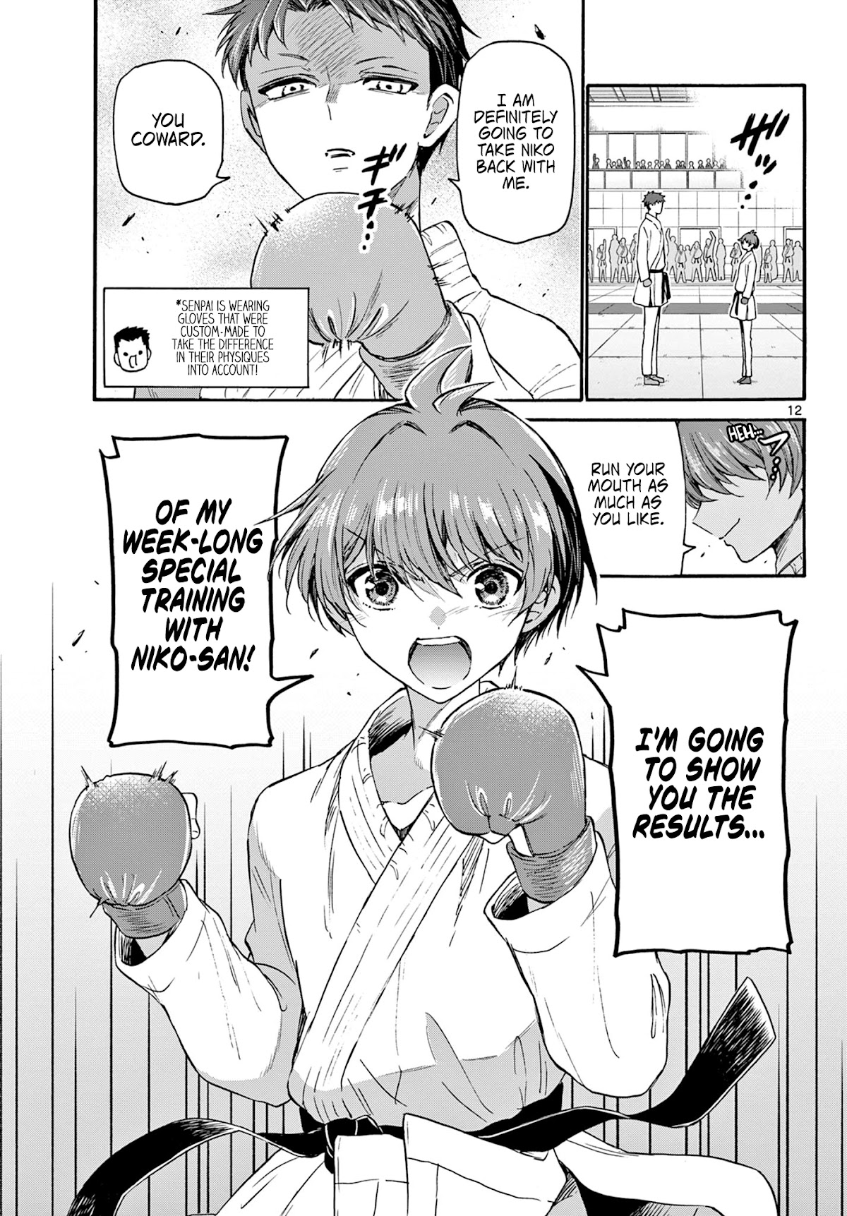 Mikadono Sanshimai wa Angai, Choroi Chapter 30 page 12 - Chapter 30: I'll definitely win.