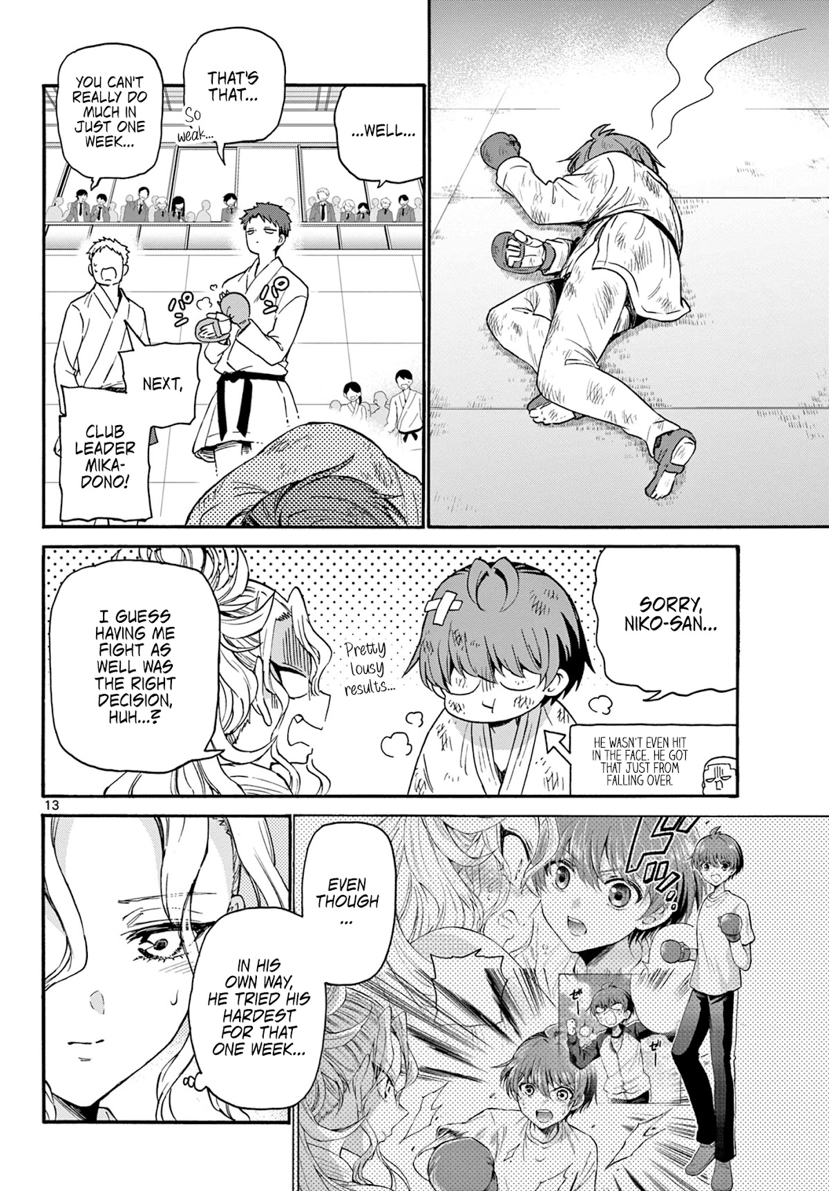Mikadono Sanshimai wa Angai, Choroi Chapter 30 page 13 - Chapter 30: I'll definitely win.