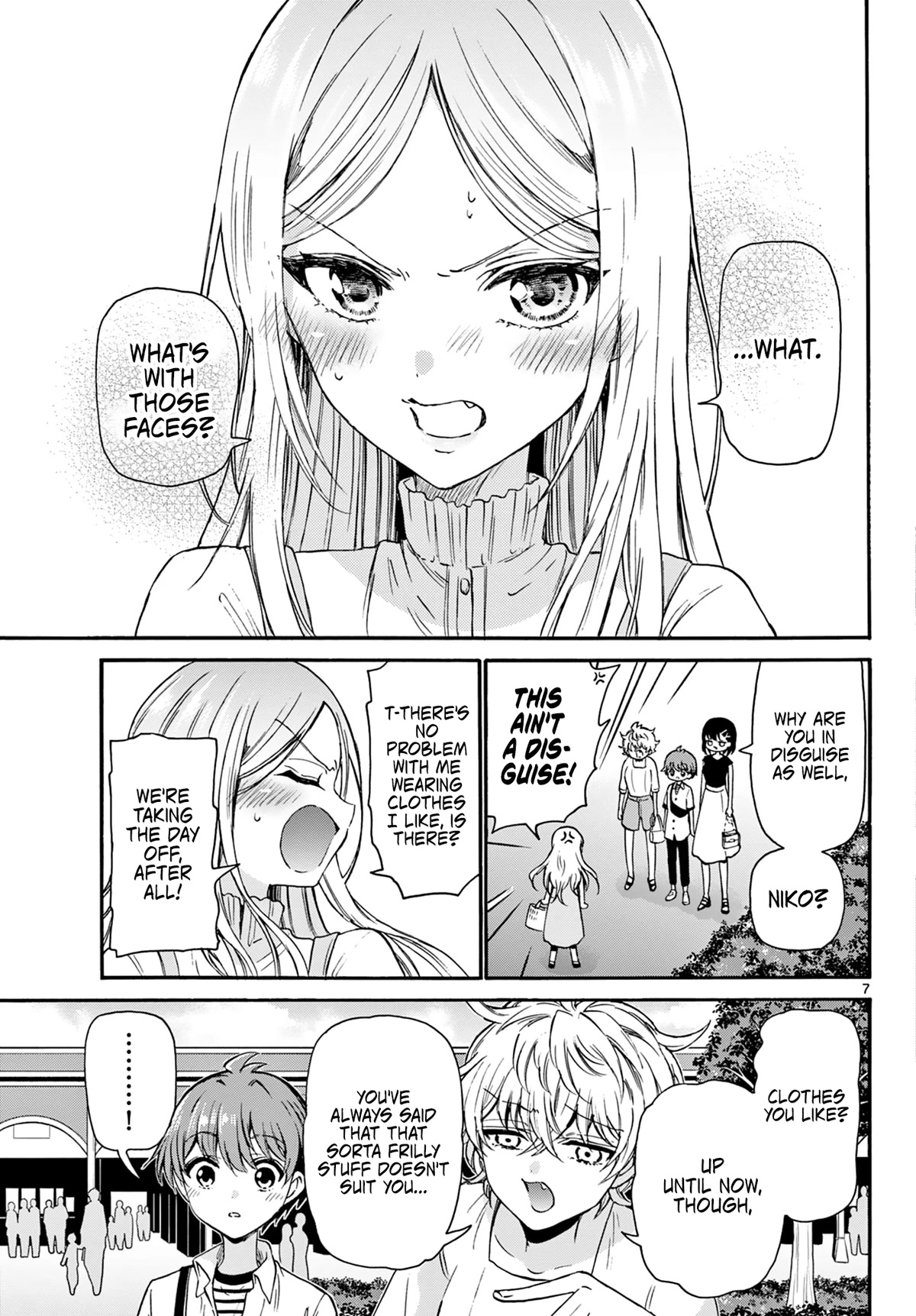 Mikadono Sanshimai wa Angai, Choroi Chapter 34 page 7 - Chapter 34: Making the heart flutter.