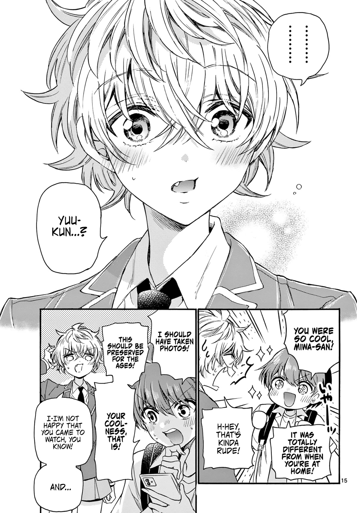 Mikadono Sanshimai wa Angai, Choroi Chapter 36 page 15 - Chapter 36: Want to eat together?
