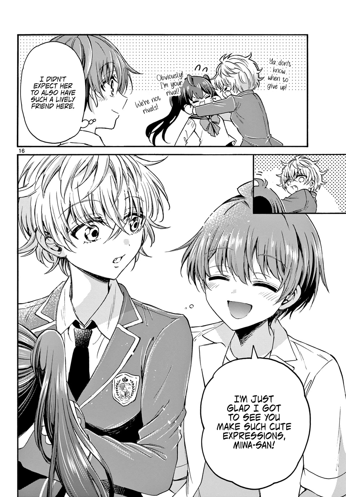 Mikadono Sanshimai wa Angai, Choroi Chapter 37 page 16 - Chapter 37: Those two are rivals?