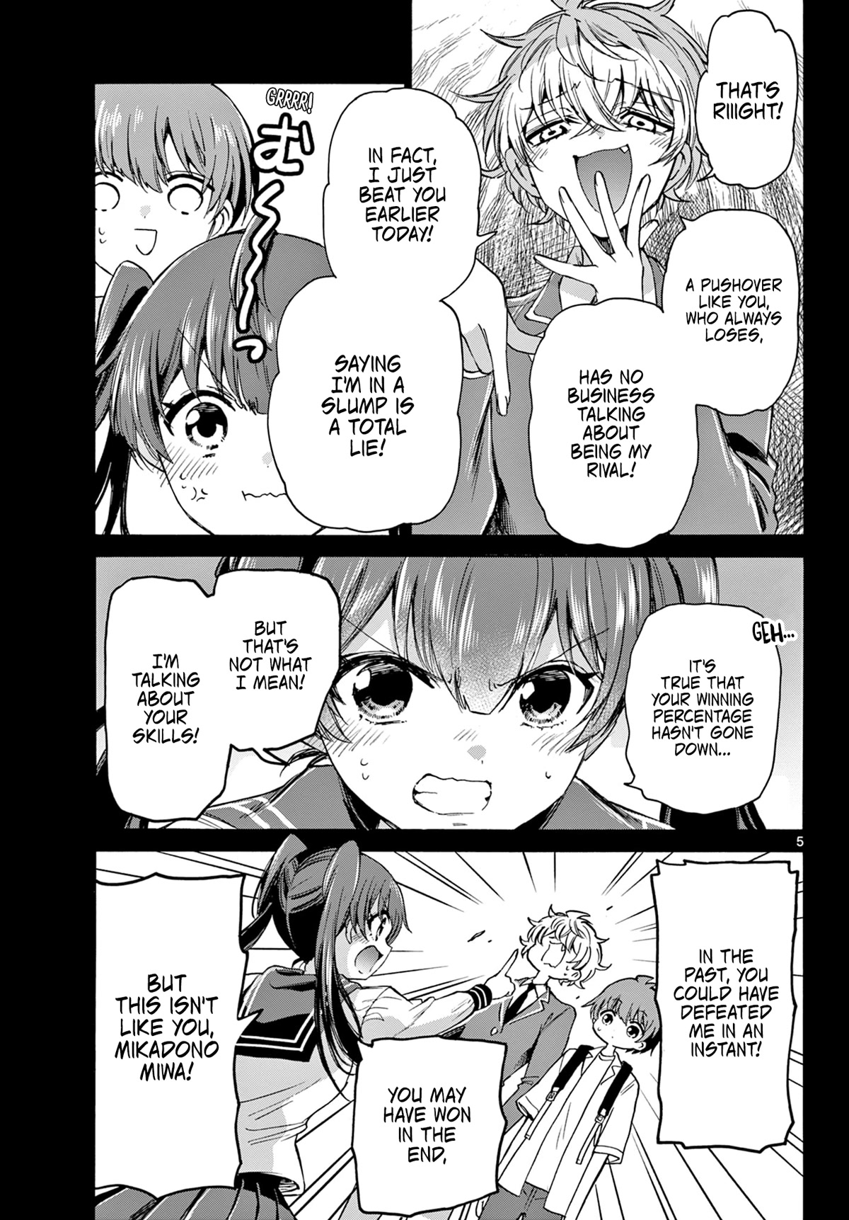 Mikadono Sanshimai wa Angai, Choroi Chapter 37 page 5 - Chapter 37: Those two are rivals?