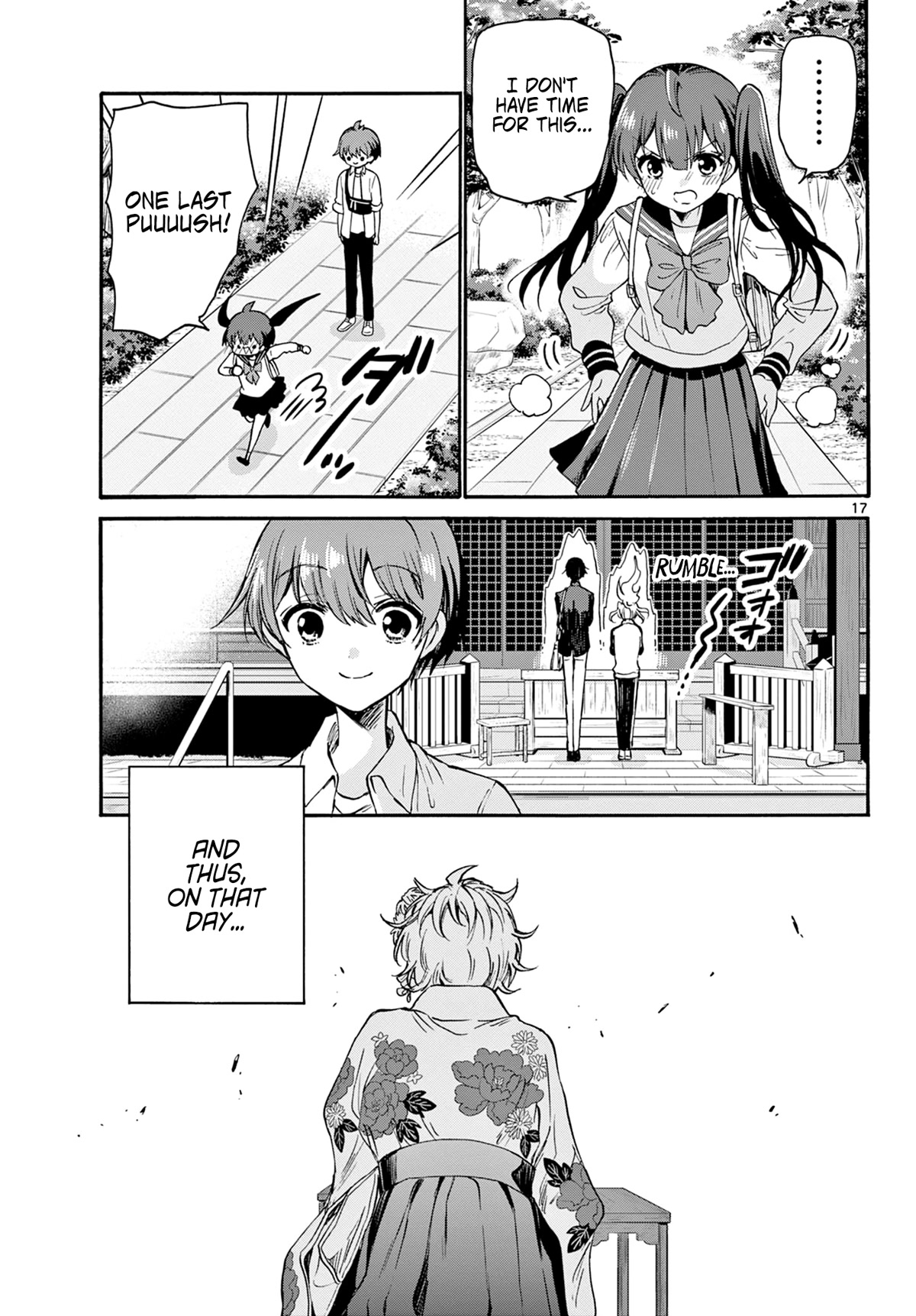 Mikadono Sanshimai wa Angai, Choroi Chapter 38 page 17 - Chapter 38: Shadow of a genius.