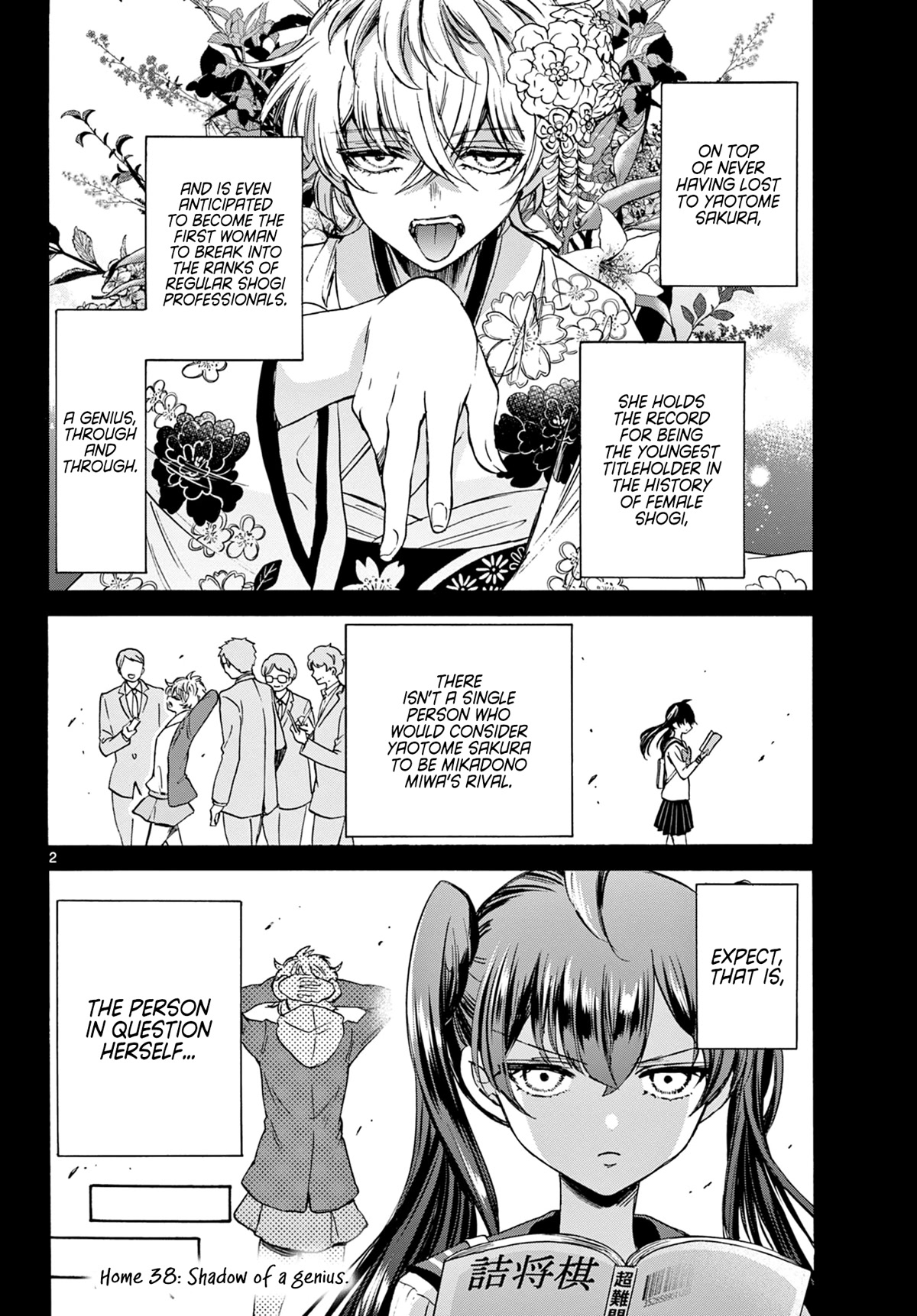 Mikadono Sanshimai wa Angai, Choroi Chapter 38 page 2 - Chapter 38: Shadow of a genius.