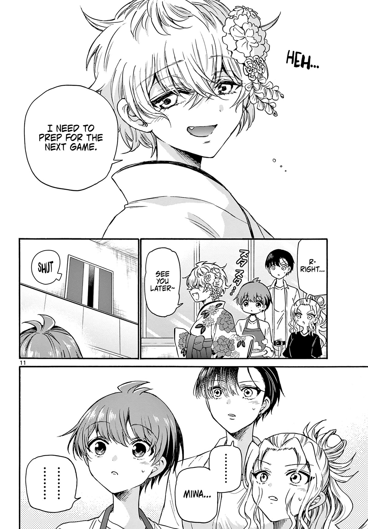 Mikadono Sanshimai wa Angai, Choroi Chapter 39 page 11 - Chapter 39: A comforting night.