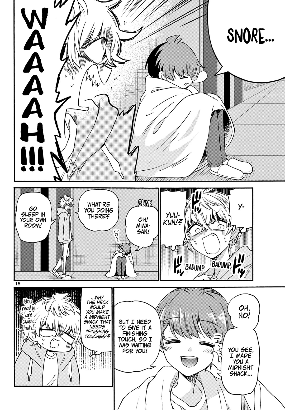 Mikadono Sanshimai wa Angai, Choroi Chapter 39 page 15 - Chapter 39: A comforting night.