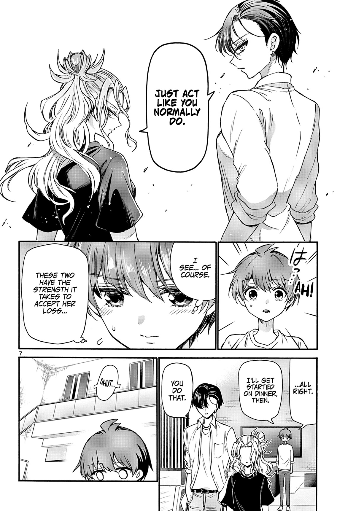 Mikadono Sanshimai wa Angai, Choroi Chapter 39 page 7 - Chapter 39: A comforting night.