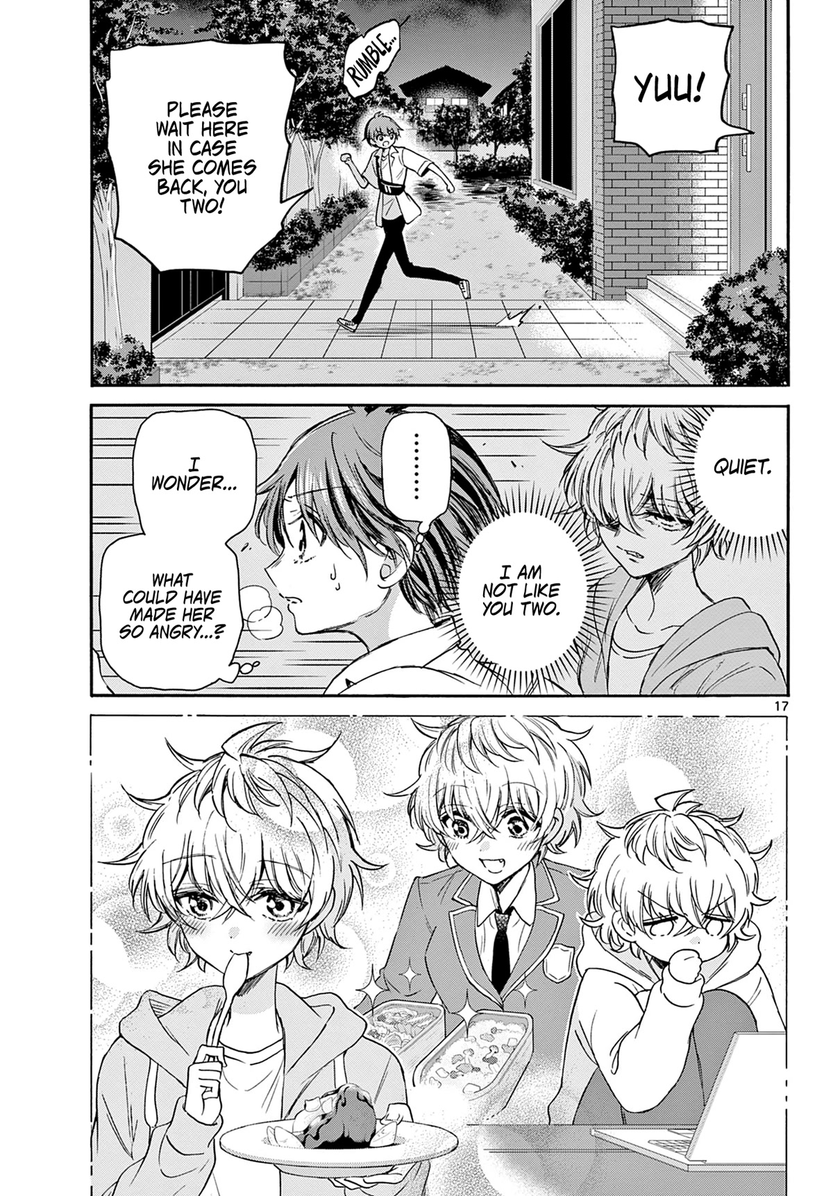 Mikadono Sanshimai wa Angai, Choroi Chapter 40 page 17 - Chapter 40: Seriously angry.