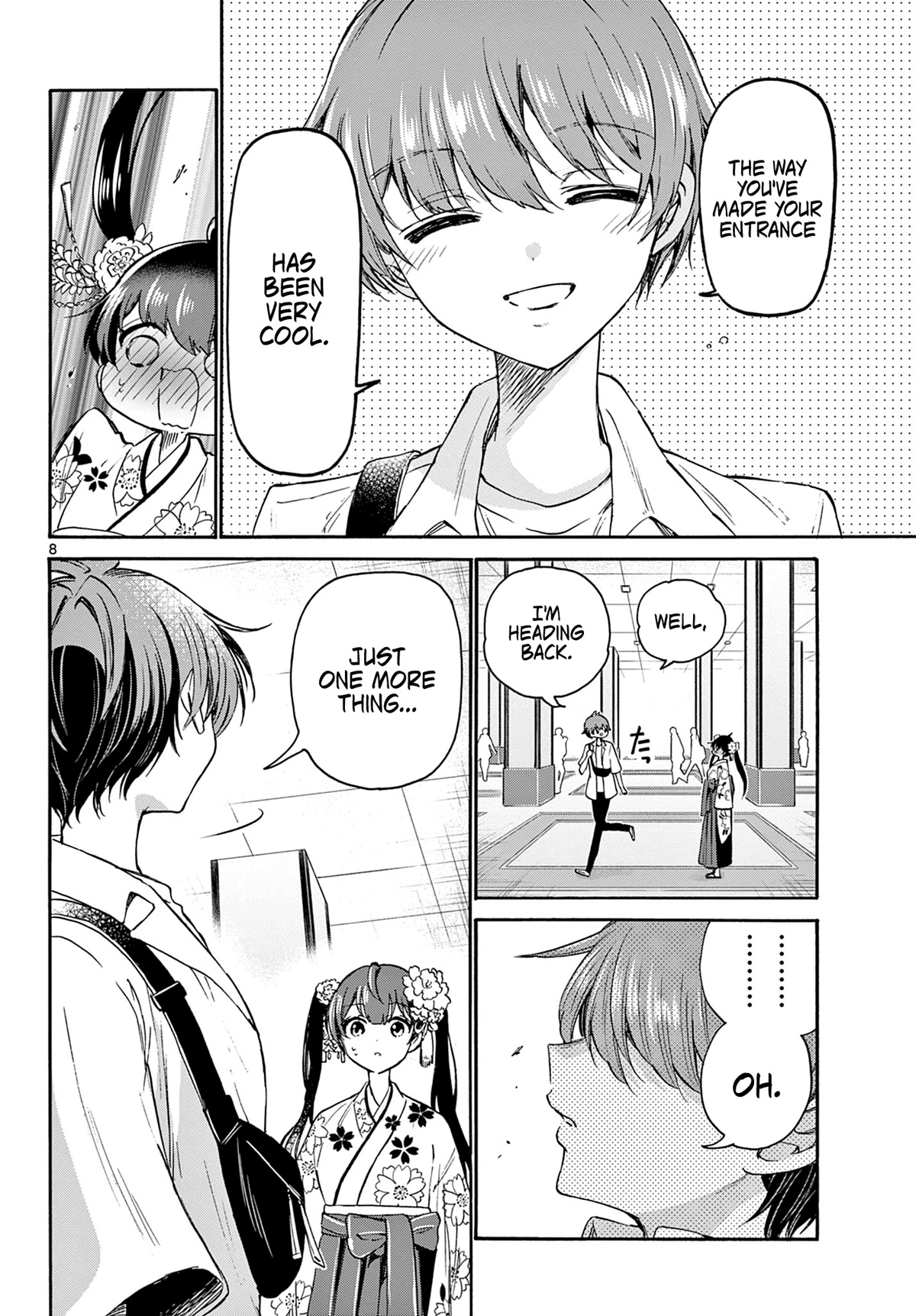 Mikadono Sanshimai wa Angai, Choroi Chapter 40 page 8 - Chapter 40: Seriously angry.