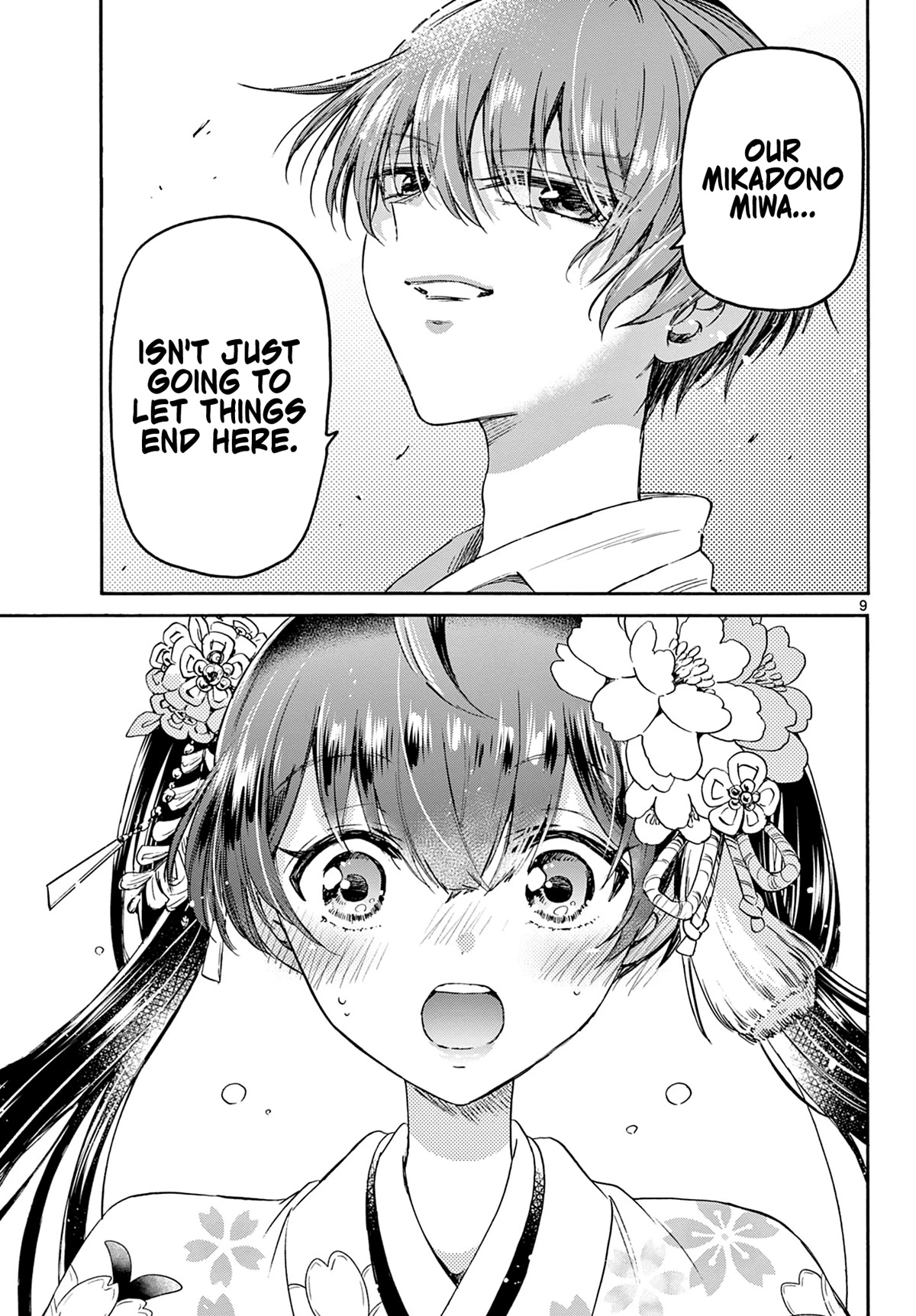 Mikadono Sanshimai wa Angai, Choroi Chapter 40 page 9 - Chapter 40: Seriously angry.