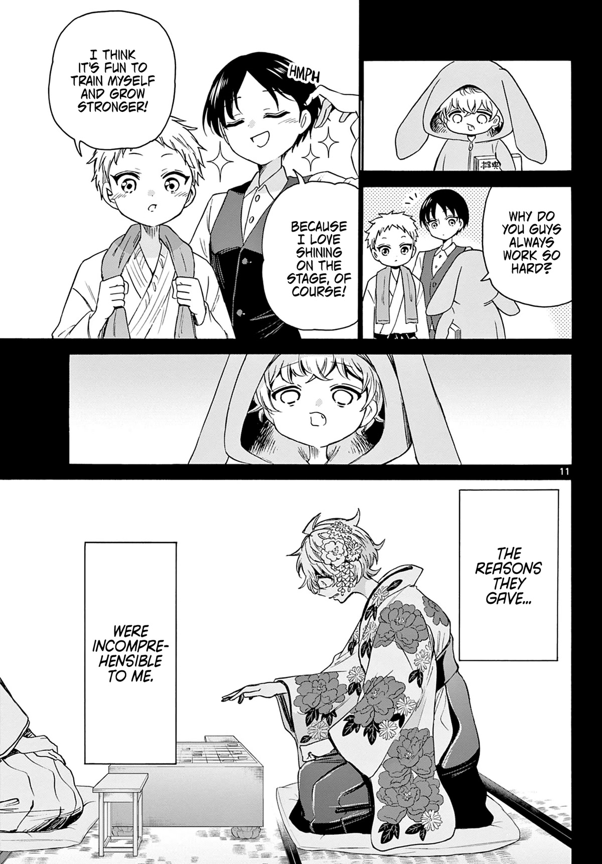 Mikadono Sanshimai wa Angai, Choroi Chapter 41 page 11 - Chapter 41: The thing she understood.