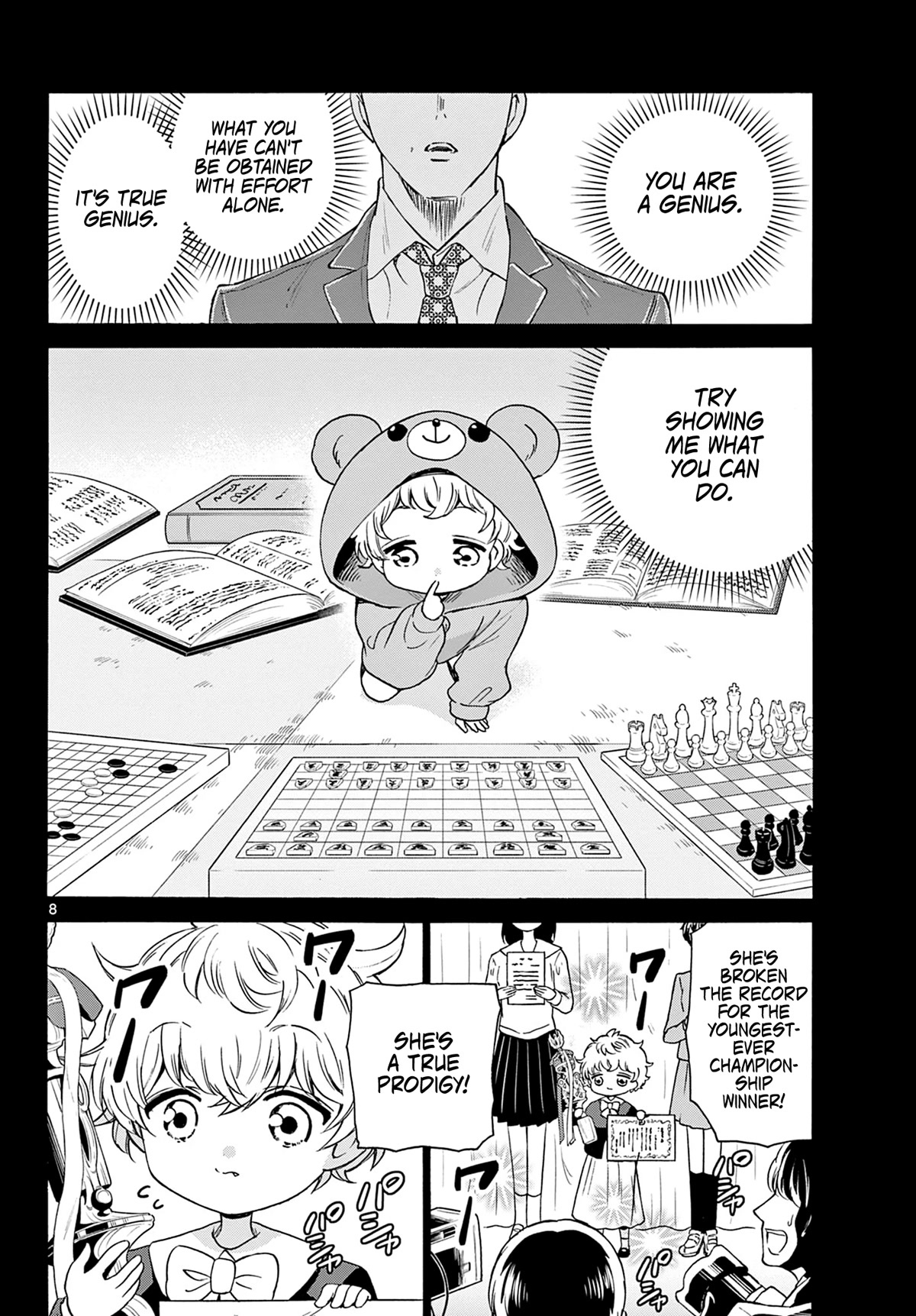Mikadono Sanshimai wa Angai, Choroi Chapter 41 page 8 - Chapter 41: The thing she understood.