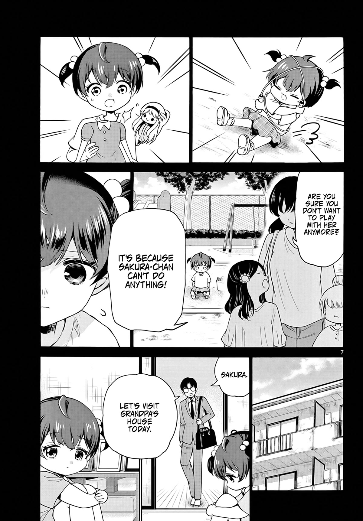 Mikadono Sanshimai wa Angai, Choroi Chapter 44 page 7 - Chapter 44: Letting sparks fly.