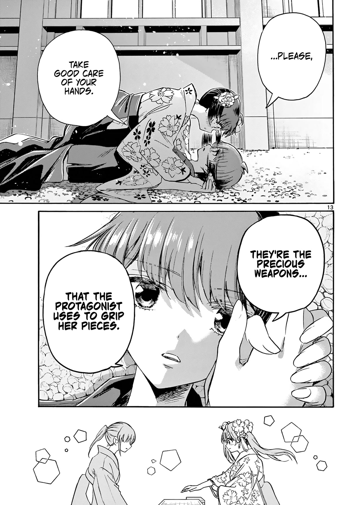Mikadono Sanshimai wa Angai, Choroi Chapter 46 page 13 - Chapter 46: A protagonist.
