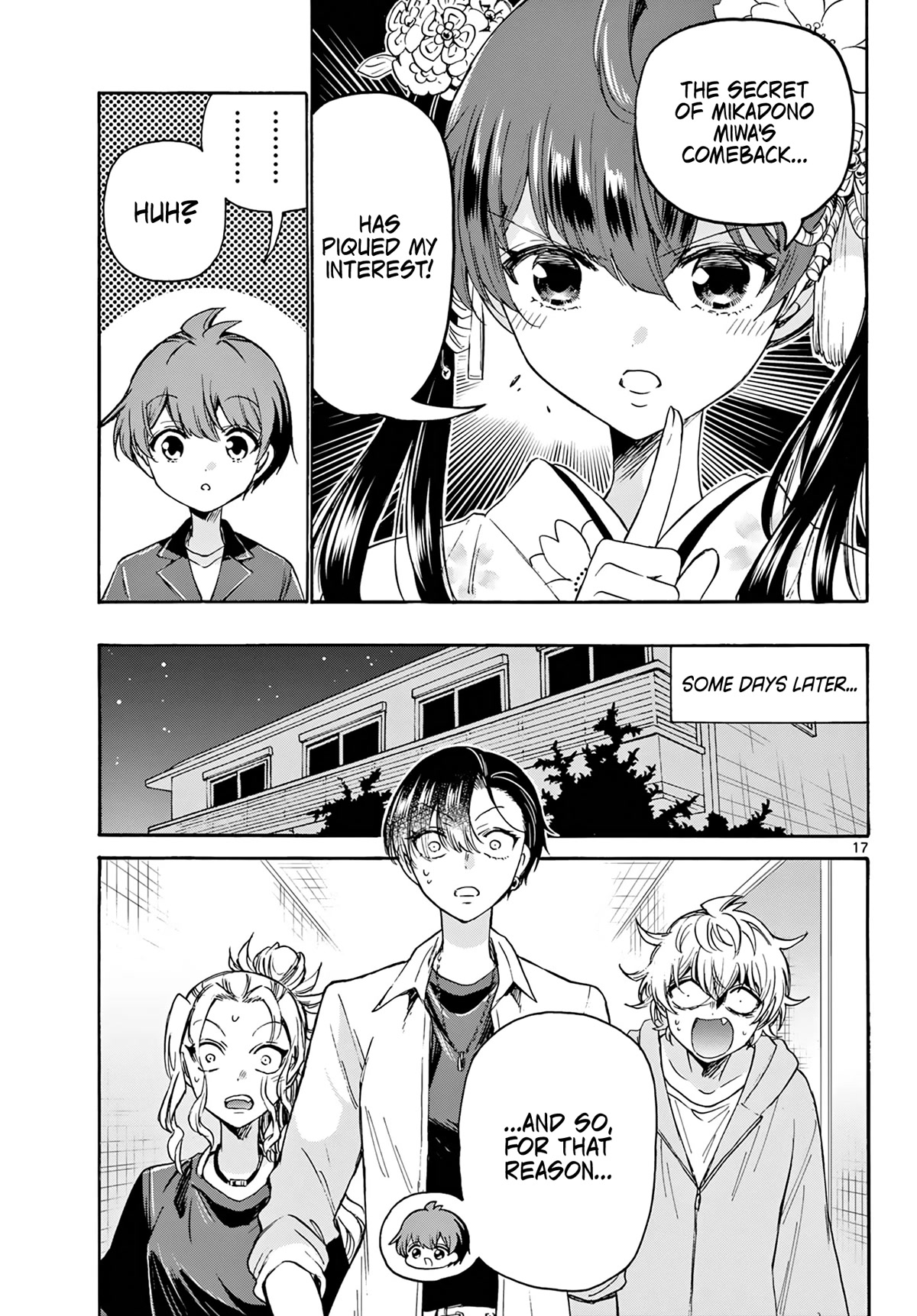 Mikadono Sanshimai wa Angai, Choroi Chapter 46 page 17 - Chapter 46: A protagonist.
