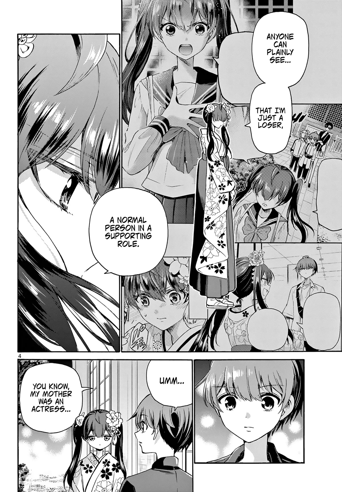 Mikadono Sanshimai wa Angai, Choroi Chapter 46 page 4 - Chapter 46: A protagonist.