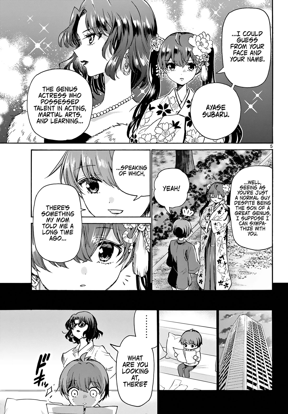 Mikadono Sanshimai wa Angai, Choroi Chapter 46 page 5 - Chapter 46: A protagonist.